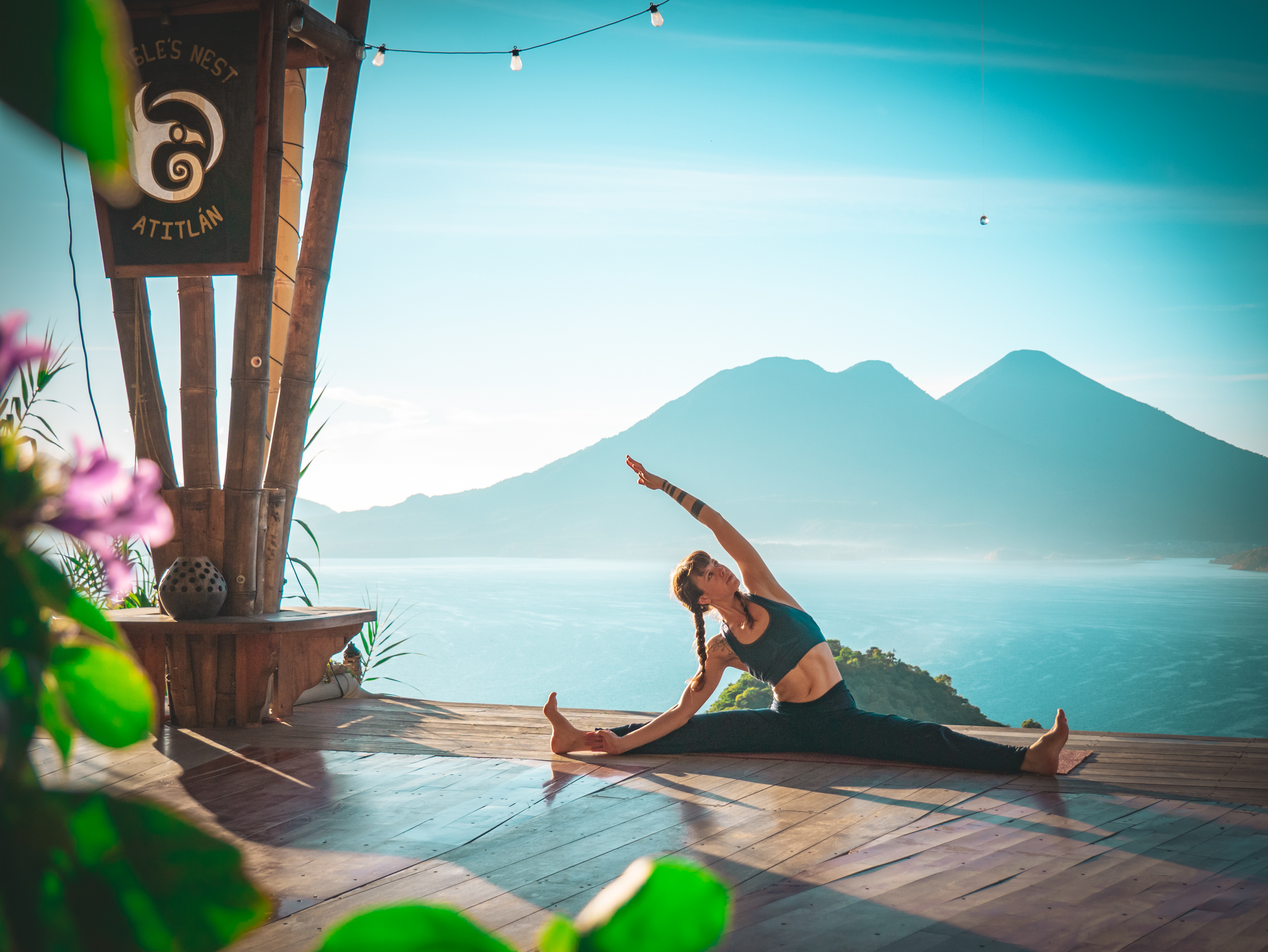 Yoga Photo shoot with Miriam, Lake Atitlan, Guatemala