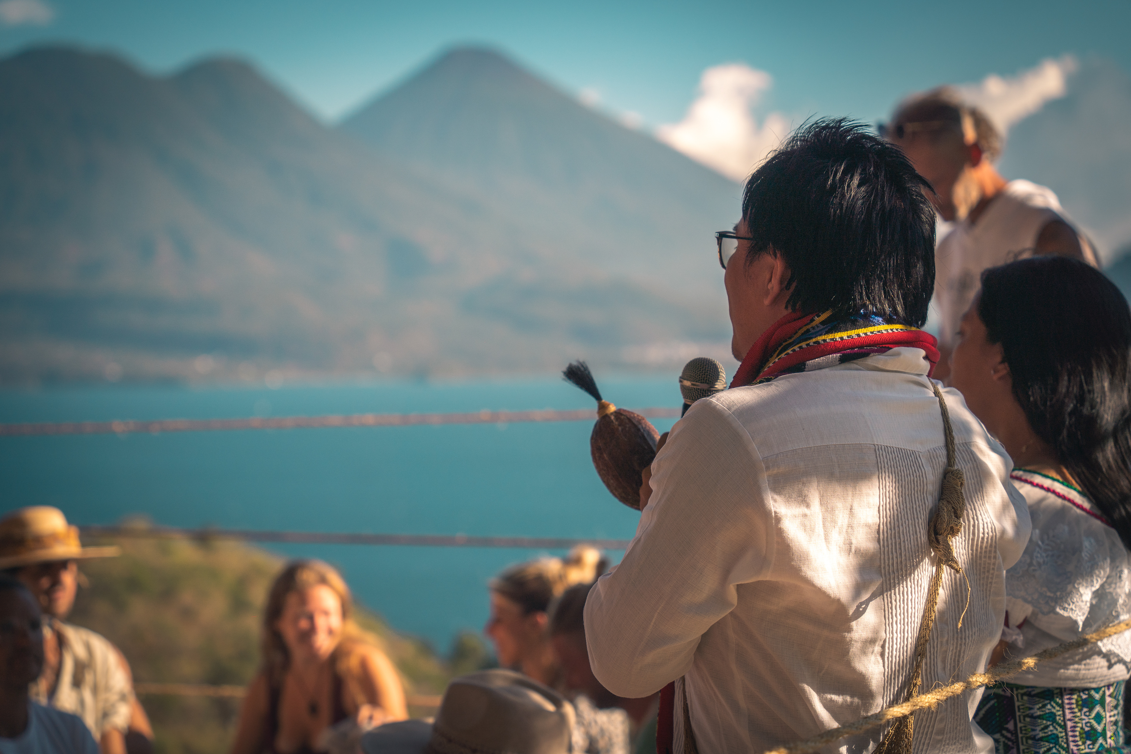 Mose Cacao Ceremony, Eagle's Nest, Lake Atitlan, Guatemala