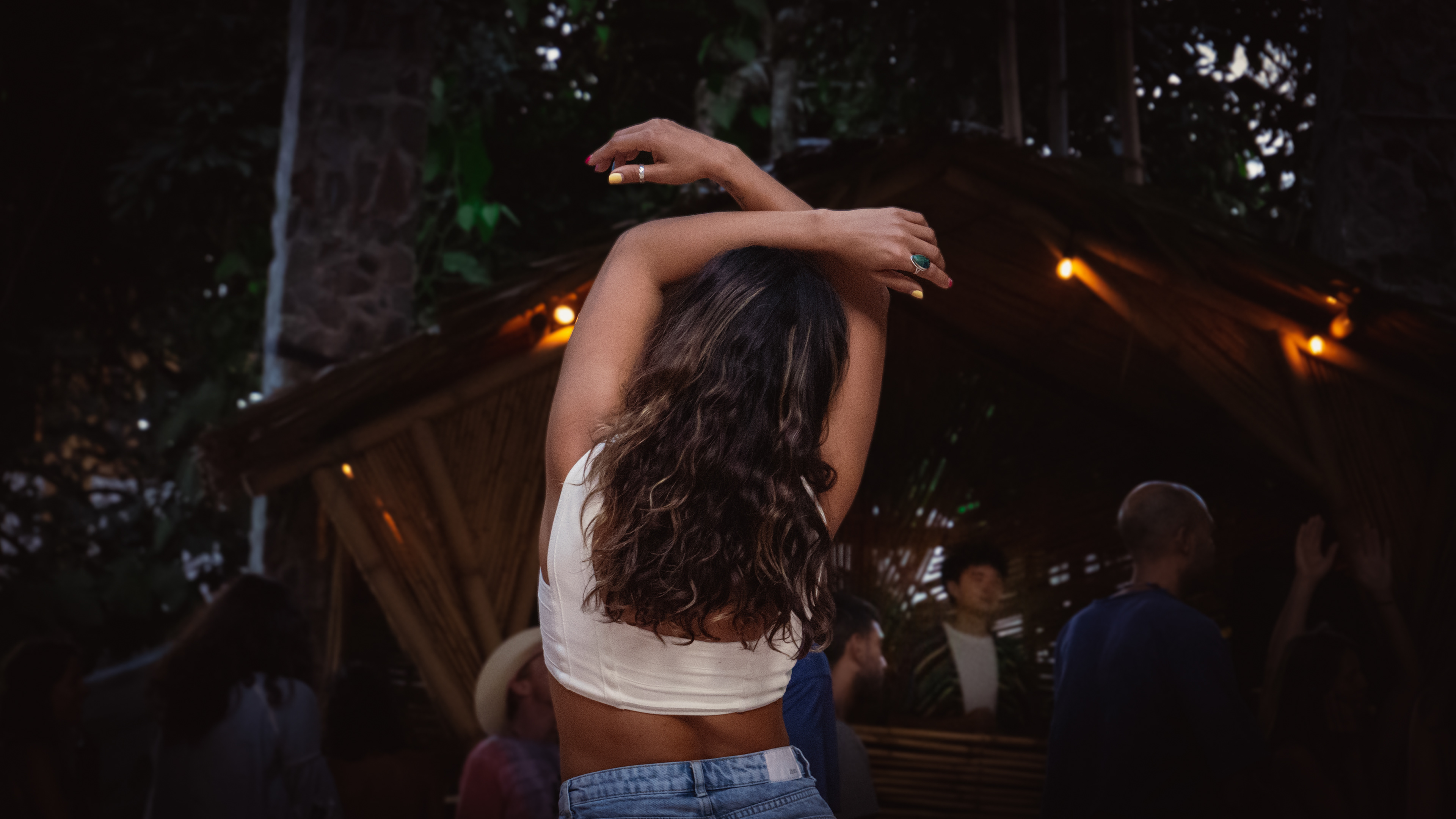 Ecstatic dance, Gaia Dance Temple, Tzununa, Guatemala