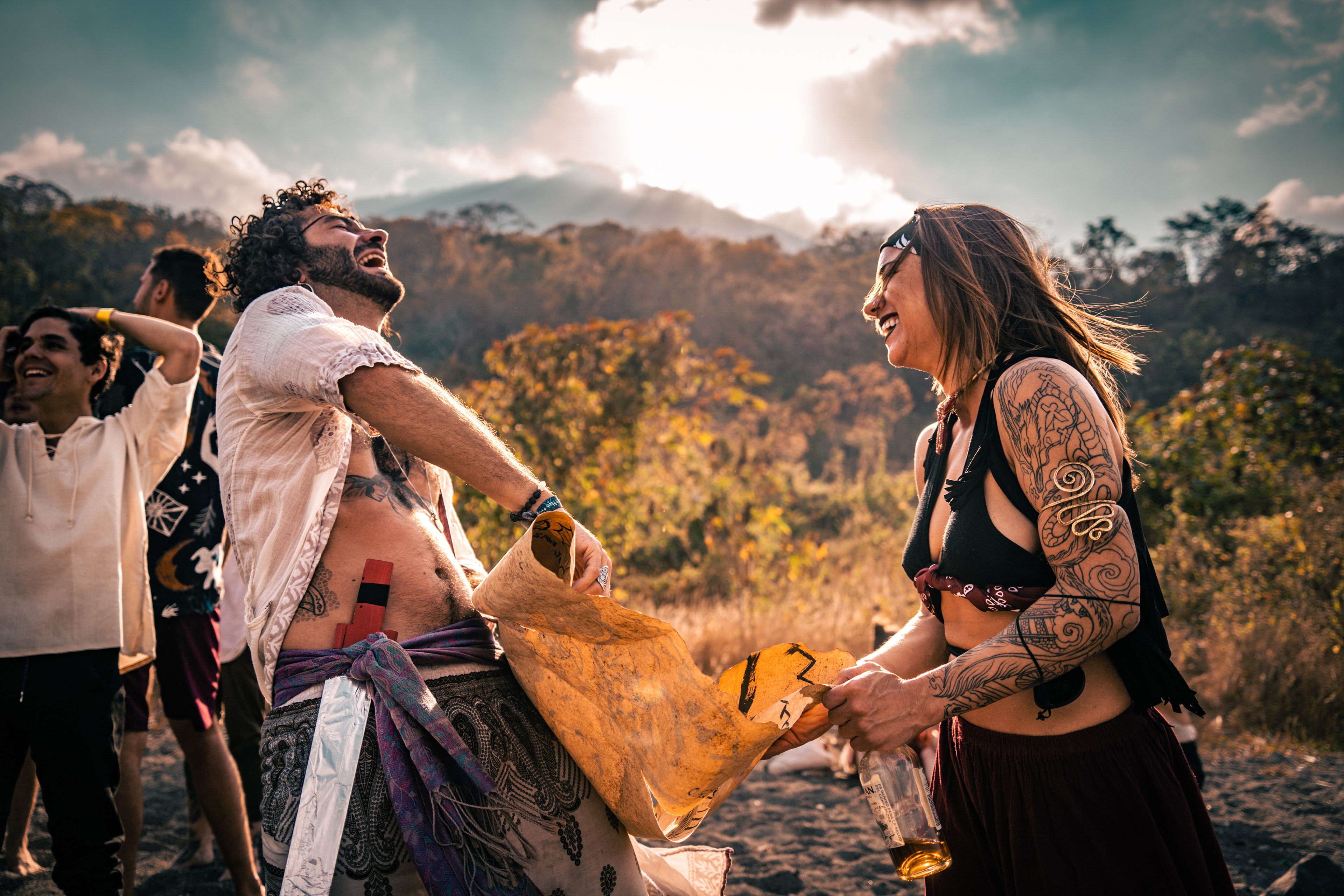 Boat Party, Eagle's Nest, Lake Atitlan, Guatemala