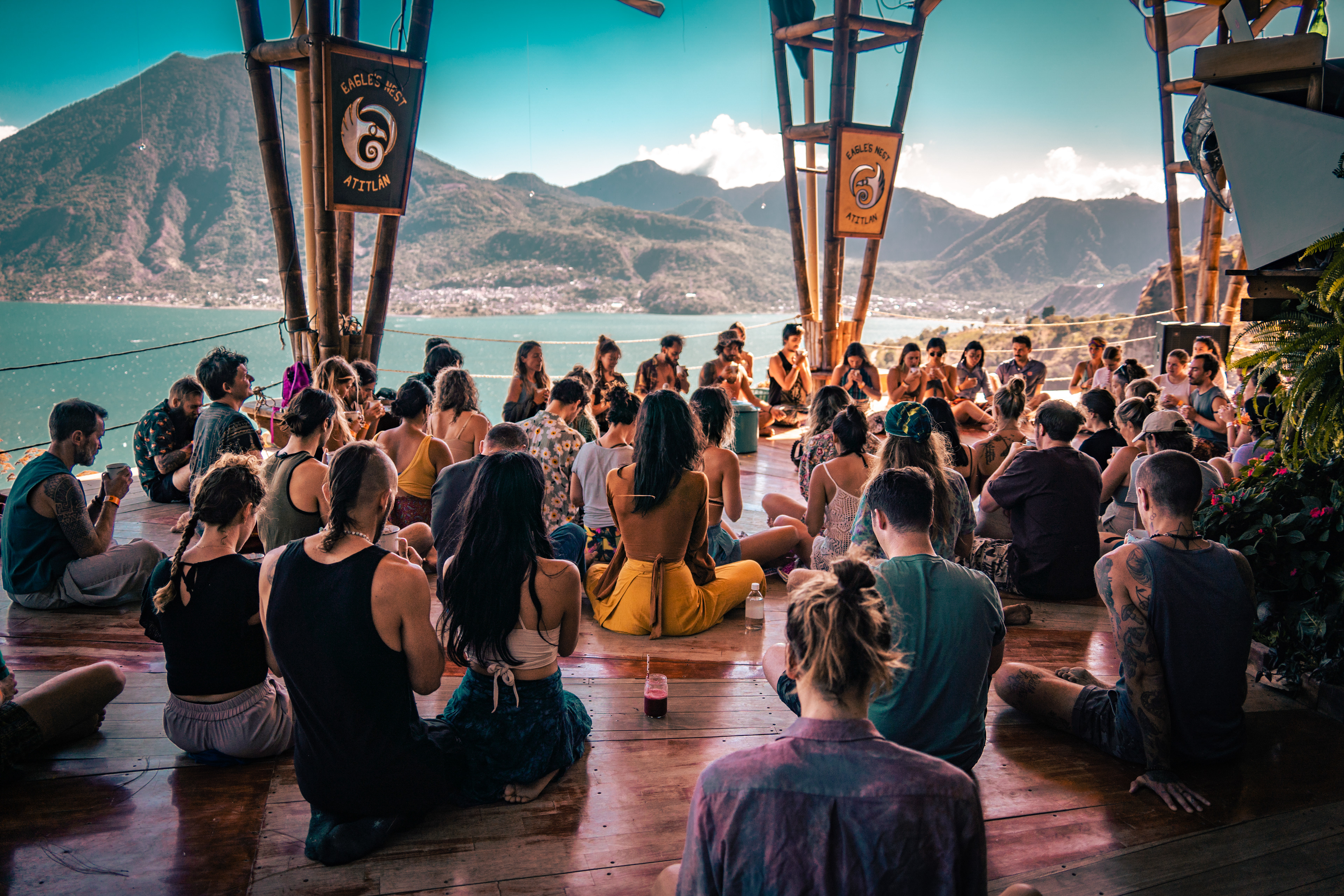 Movment Medicine with Yemnajo & Cacao Ceremony, Eagle's Nest, Lake Atitlan, Guatemala