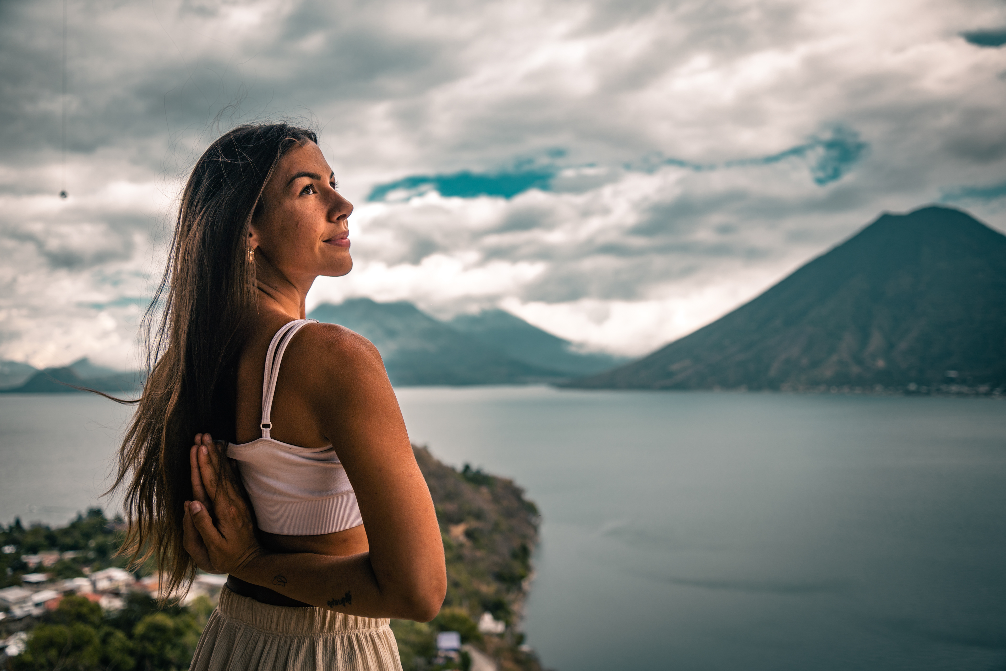 Yoga Photo shoot with Rachael , Lake Atitlan, Guatemala