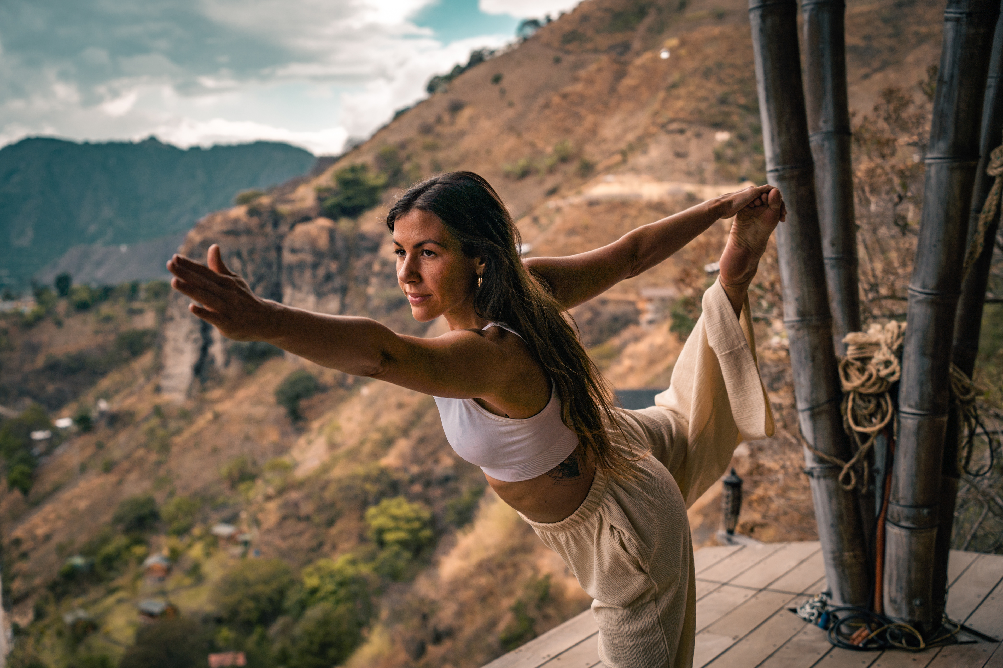 Yoga Photo shoot with Rachael , Lake Atitlan, Guatemala