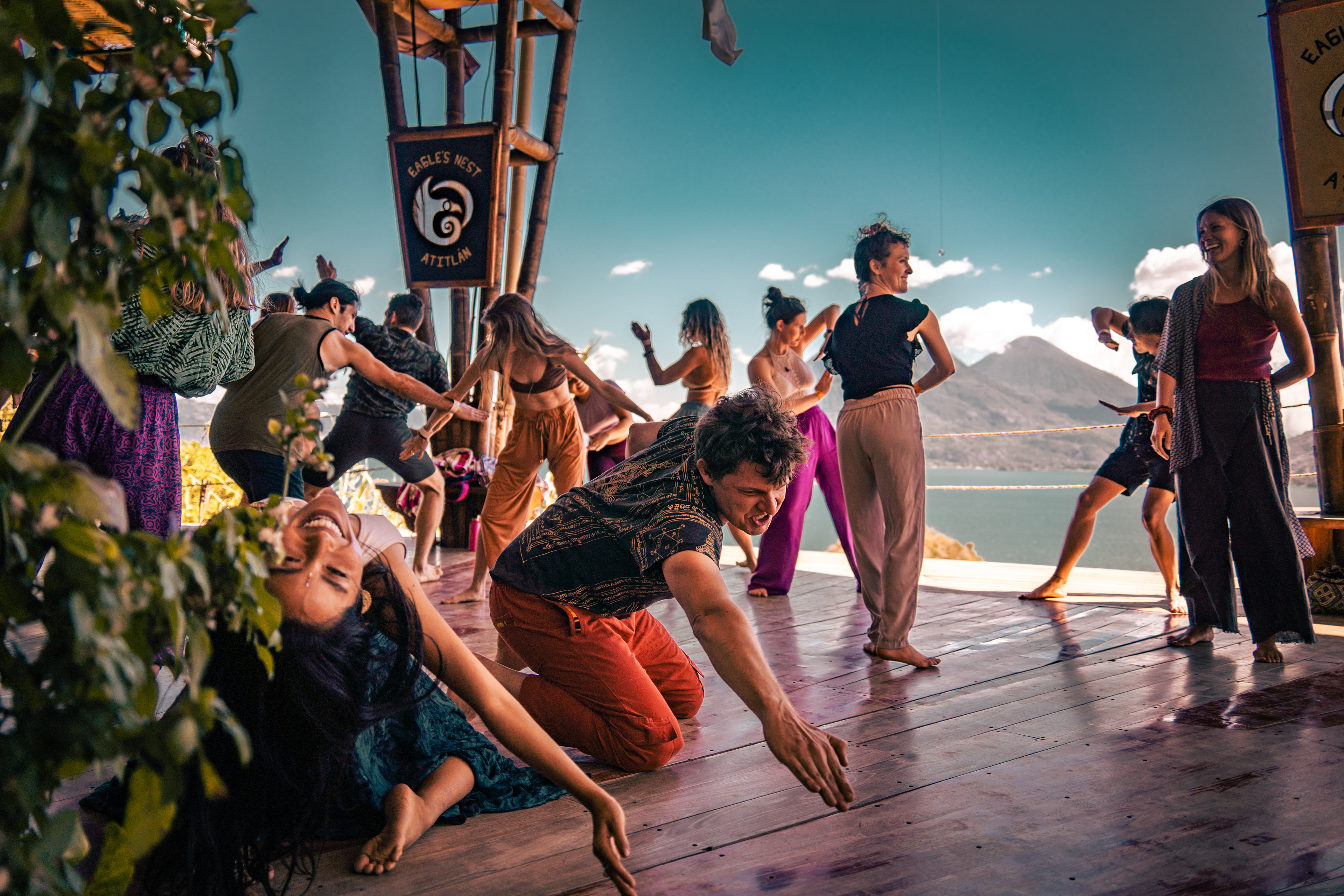 Movment Medicine with Yemnajo & Cacao Ceremony, Eagle's Nest, Lake Atitlan, Guatemala