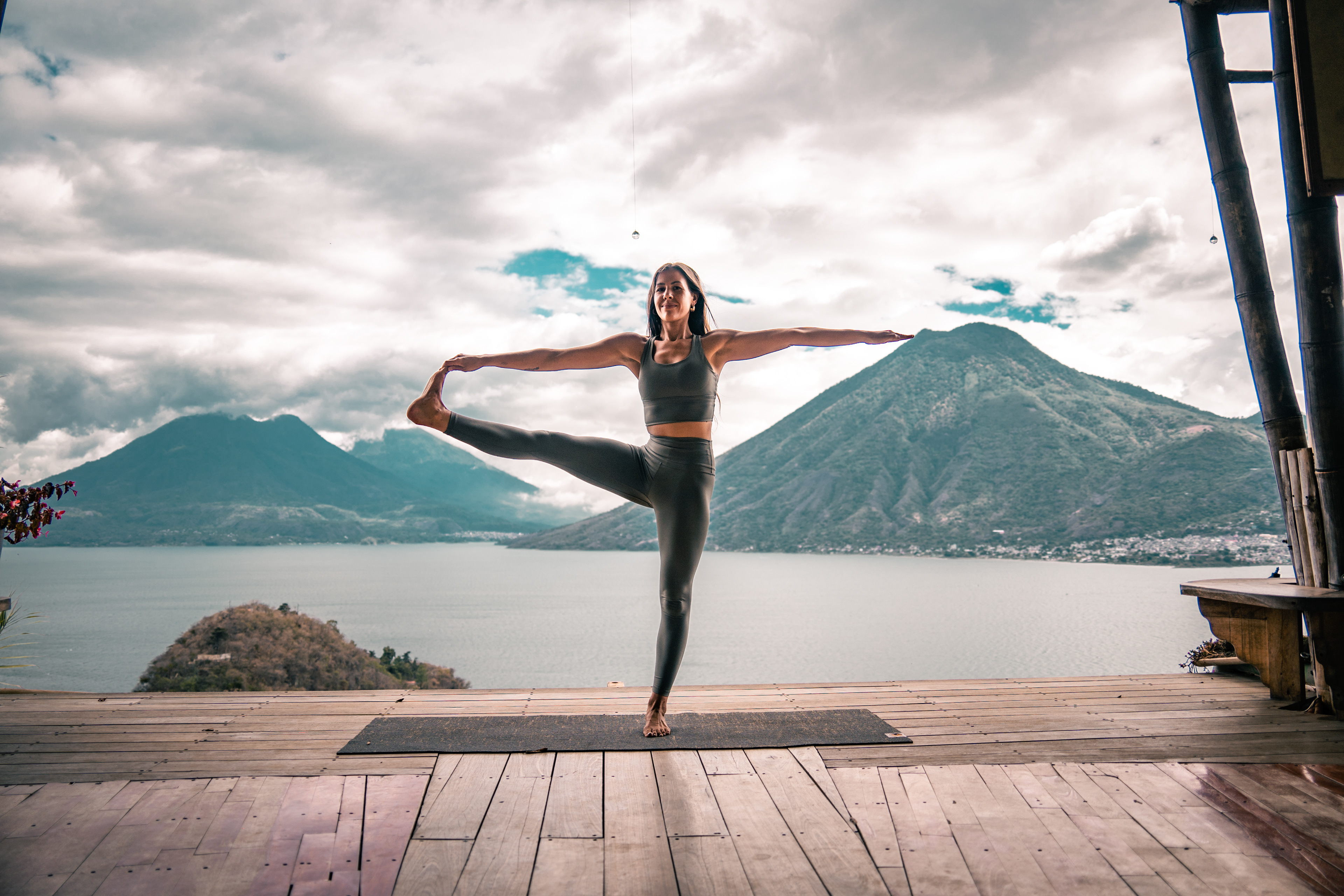 Yoga Photo shoot with Rachael , Lake Atitlan, Guatemala