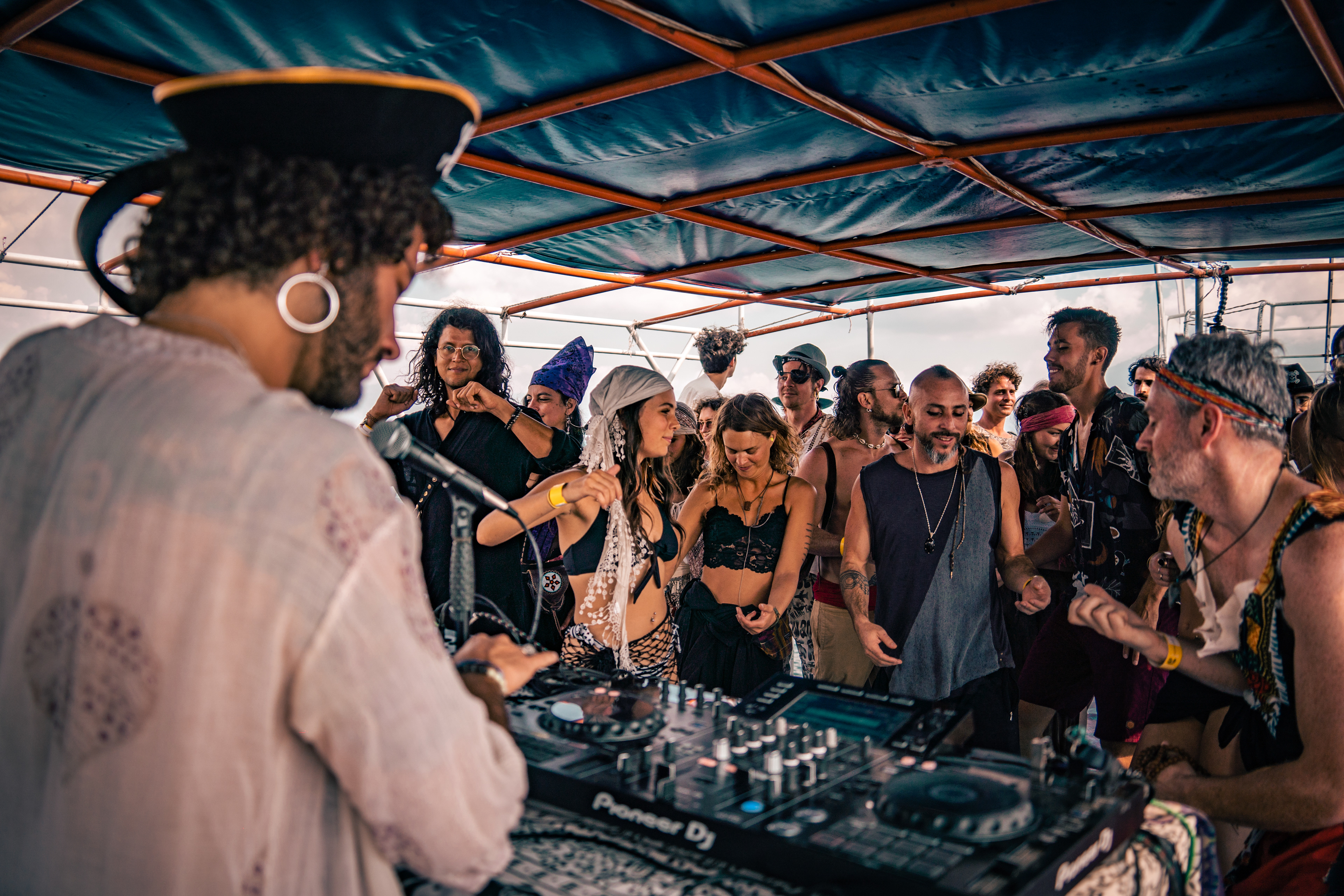 Boat Party, Eagle's Nest, Lake Atitlan, Guatemala