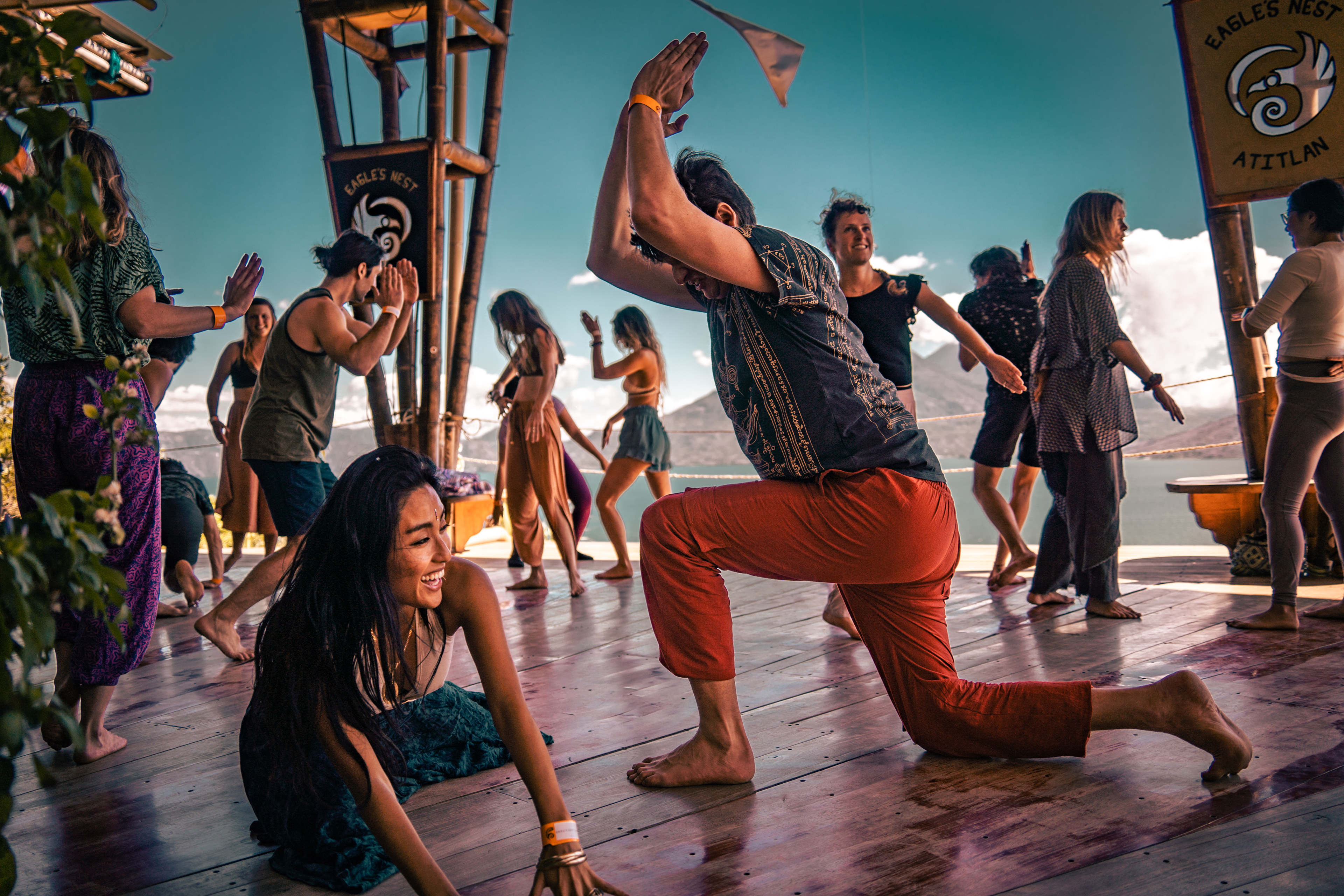 Movment Medicine with Yemnajo & Cacao Ceremony, Eagle's Nest, Lake Atitlan, Guatemala