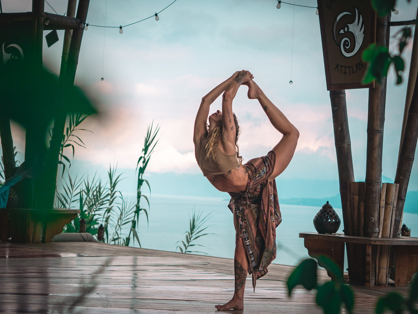 Yoga Photo shoot with Chrystee, Lake Atitlan, Guatemala