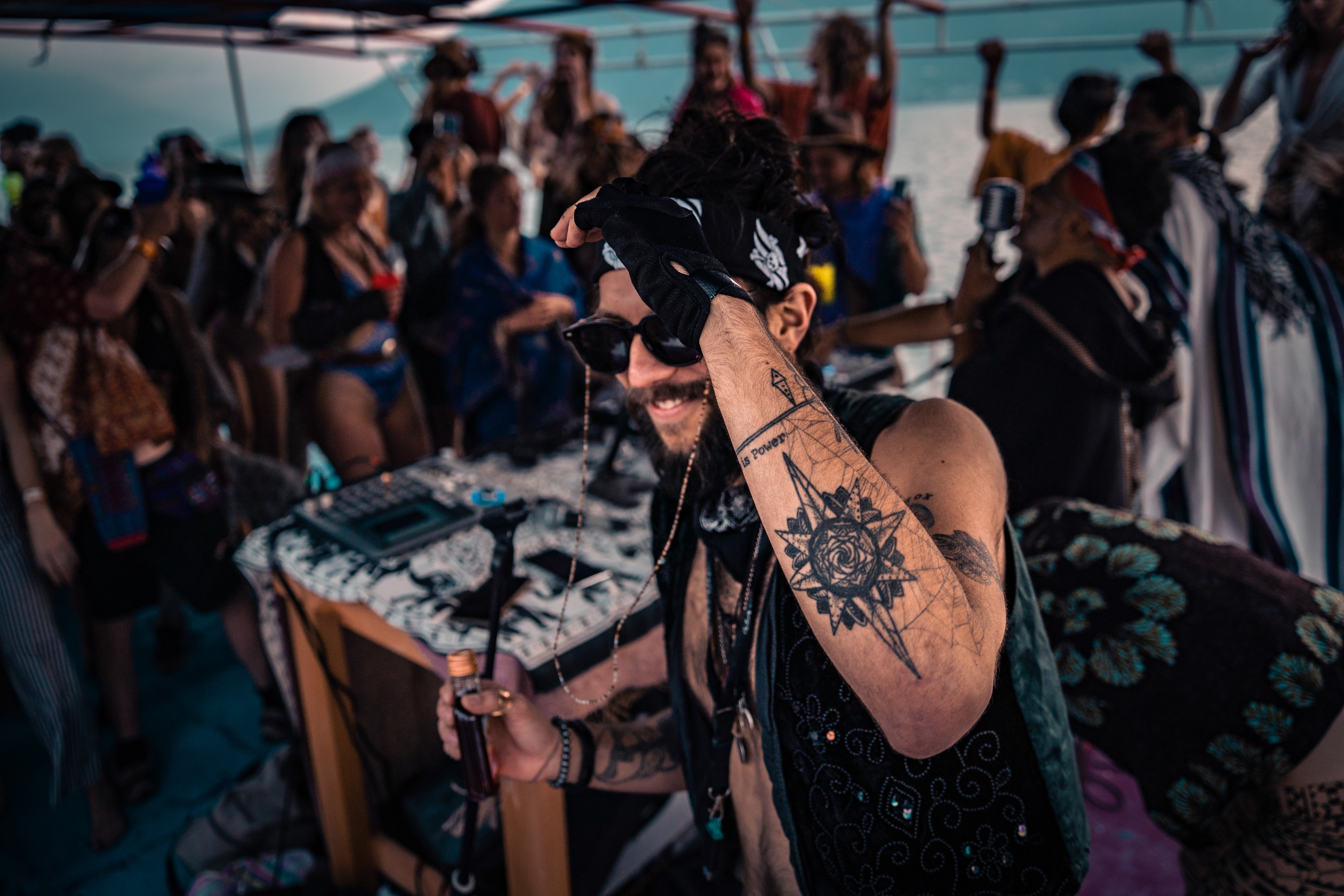 Boat Party, Eagle's Nest, Lake Atitlan, Guatemala