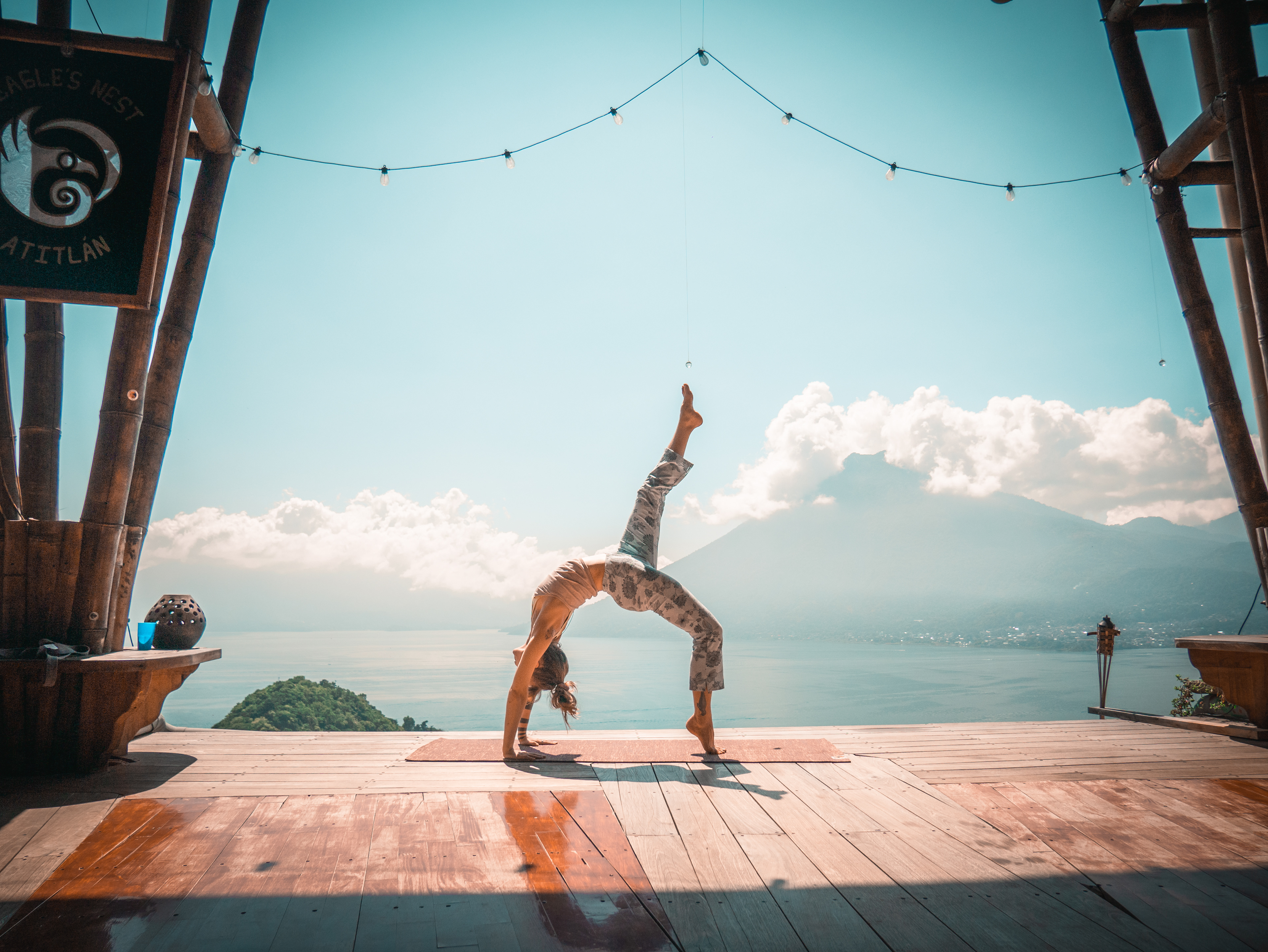 Yoga Photo shoot with Miriam, Lake Atitlan, Guatemala