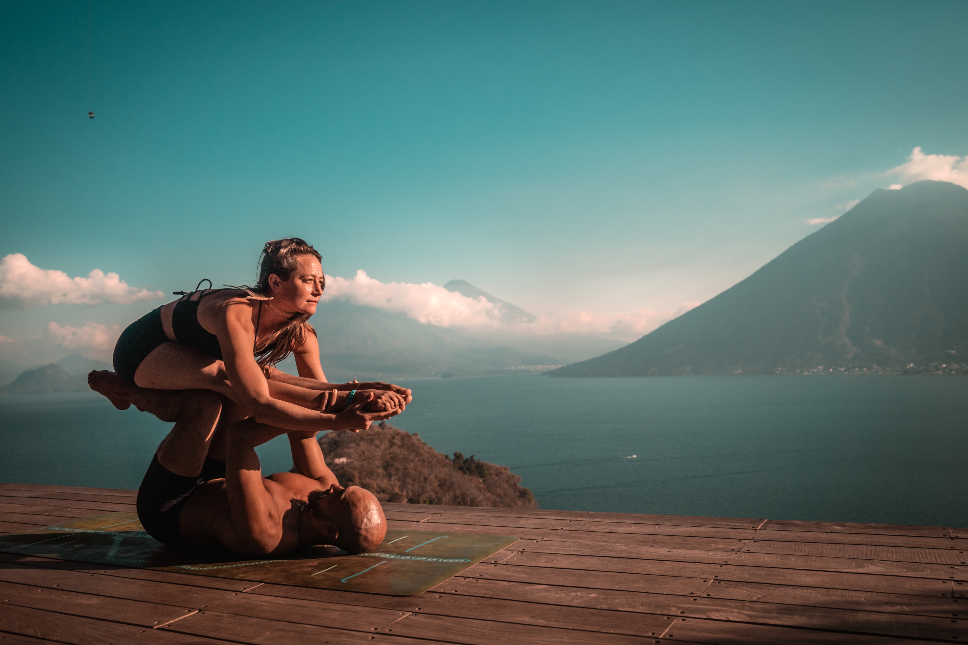 Yoga Photo shoot with Ella & David, Eagles Nest, Lake Atitlan, Guatemala