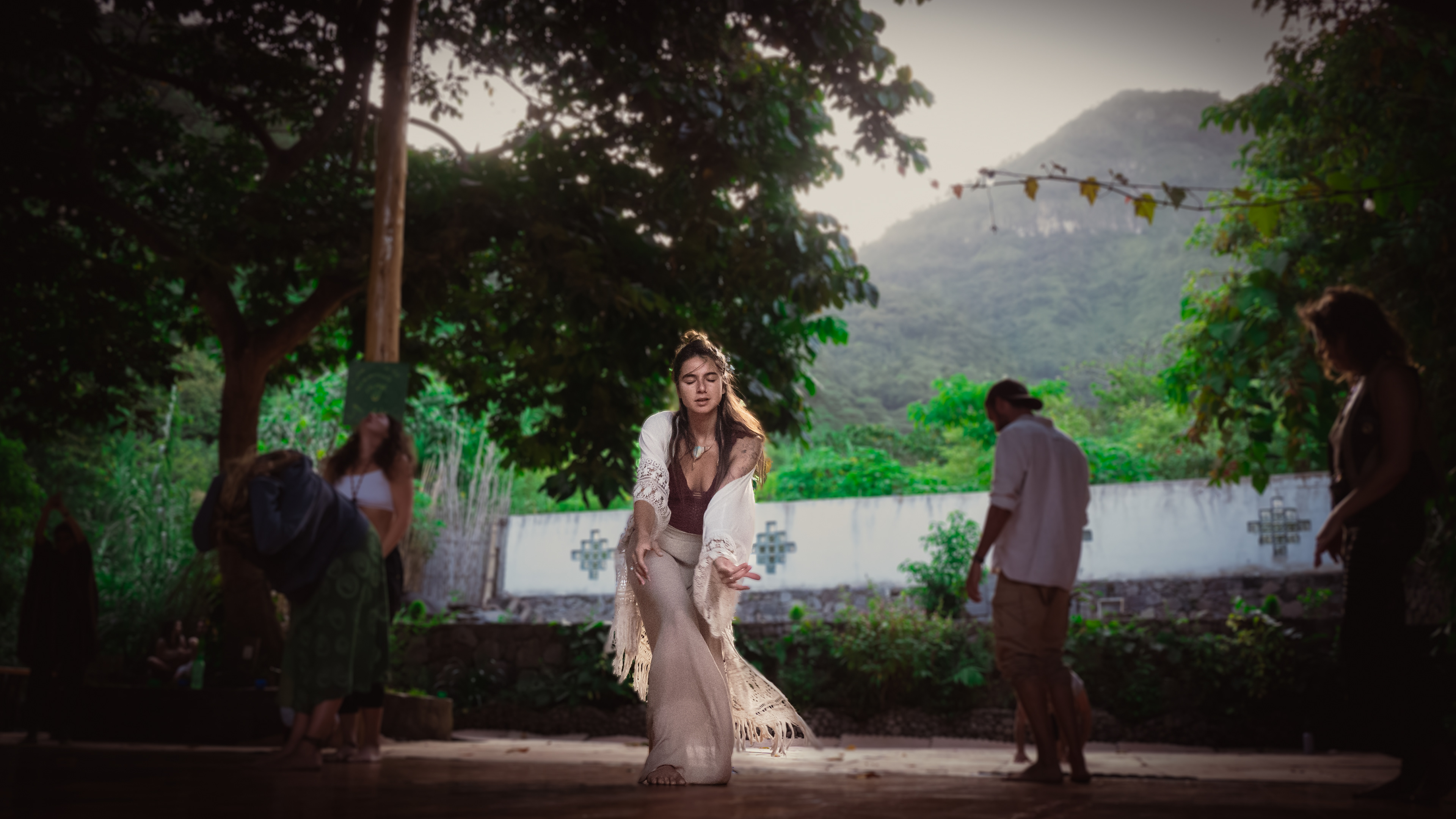 Ecstatic dance, Gaia Dance Temple, Tzununa, Guatemala