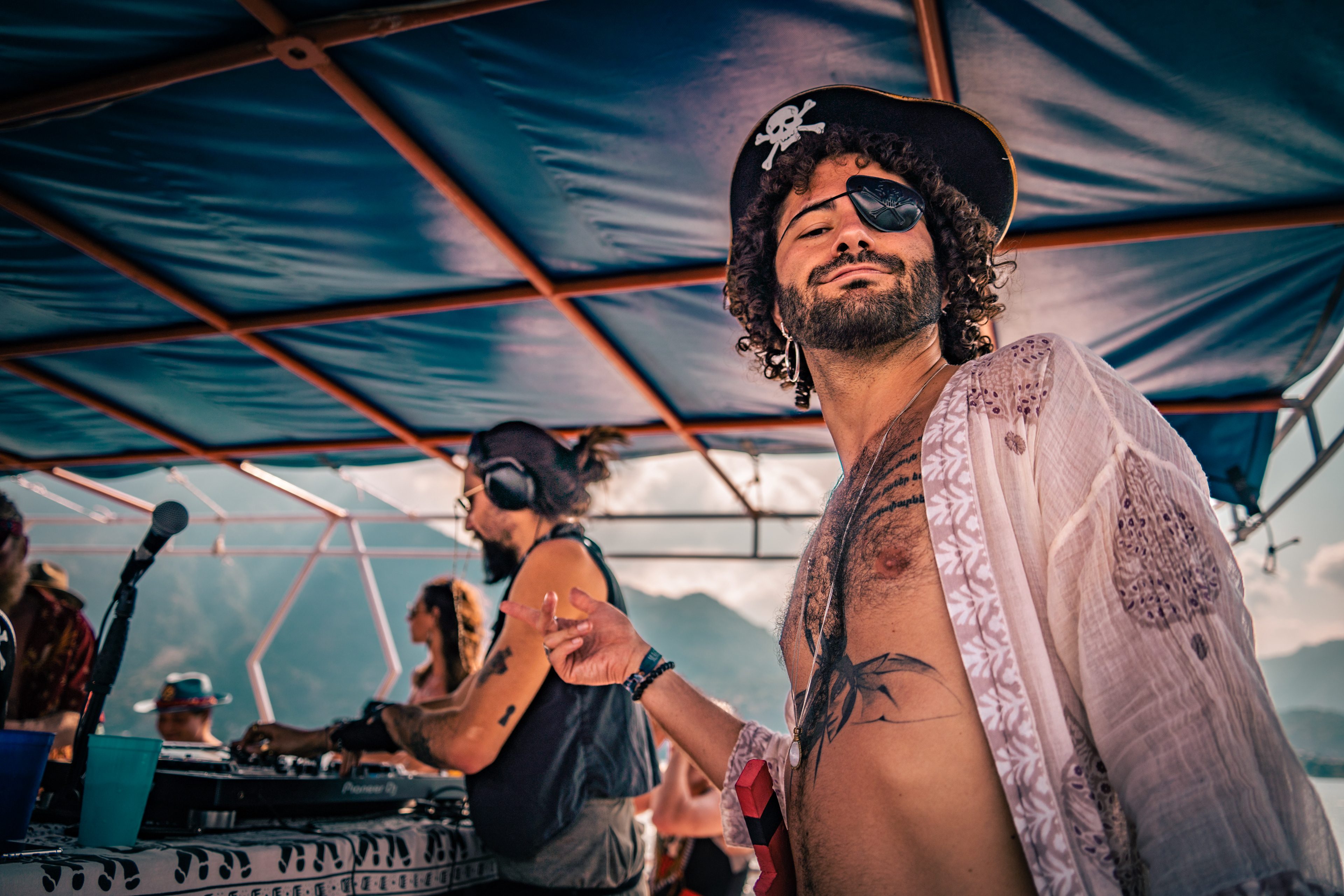 Boat Party, Eagle's Nest, Lake Atitlan, Guatemala
