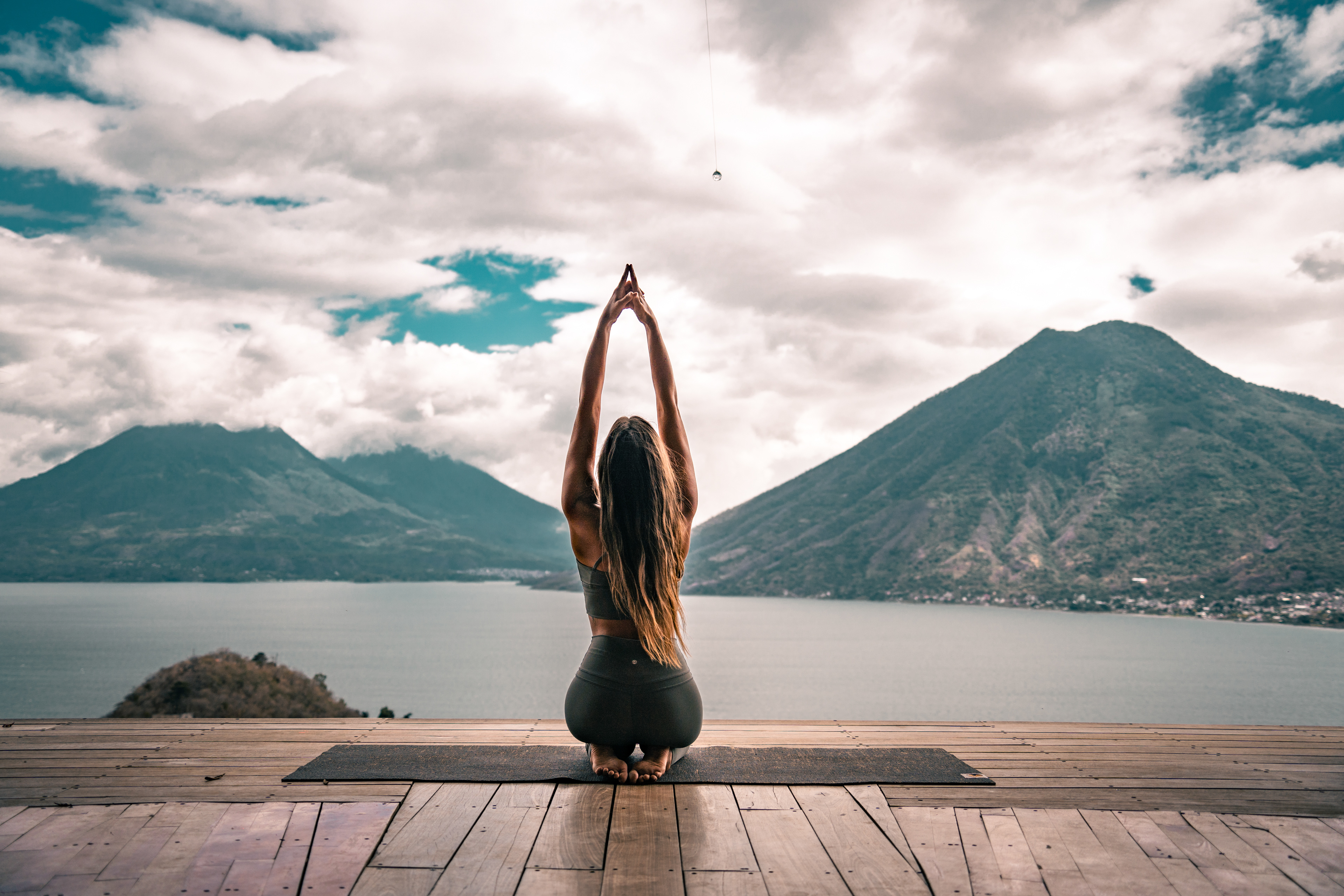 Yoga Photo shoot with Rachael , Lake Atitlan, Guatemala