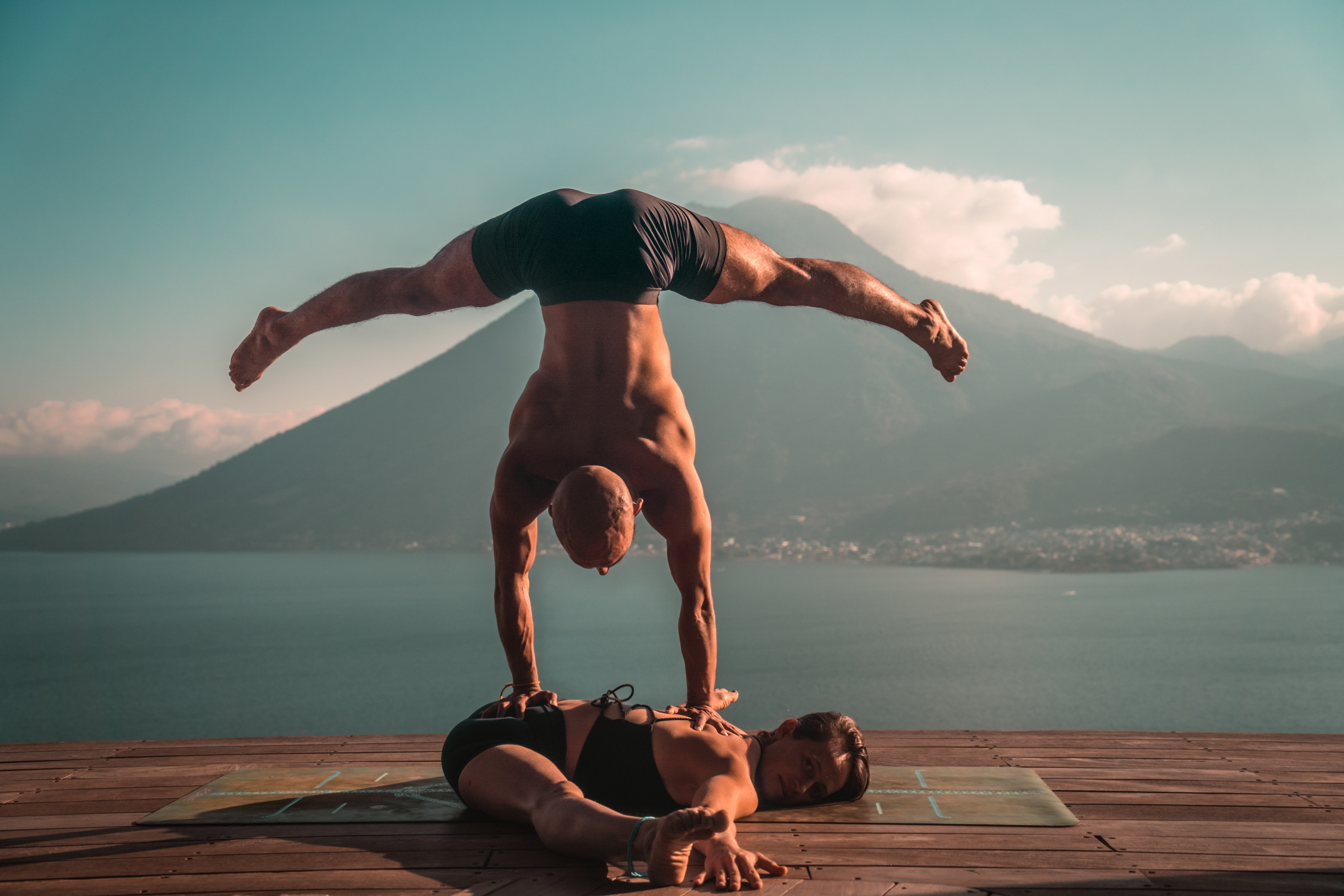 Yoga Photo shoot with Ella & David, Eagles Nest, Lake Atitlan, Guatemala