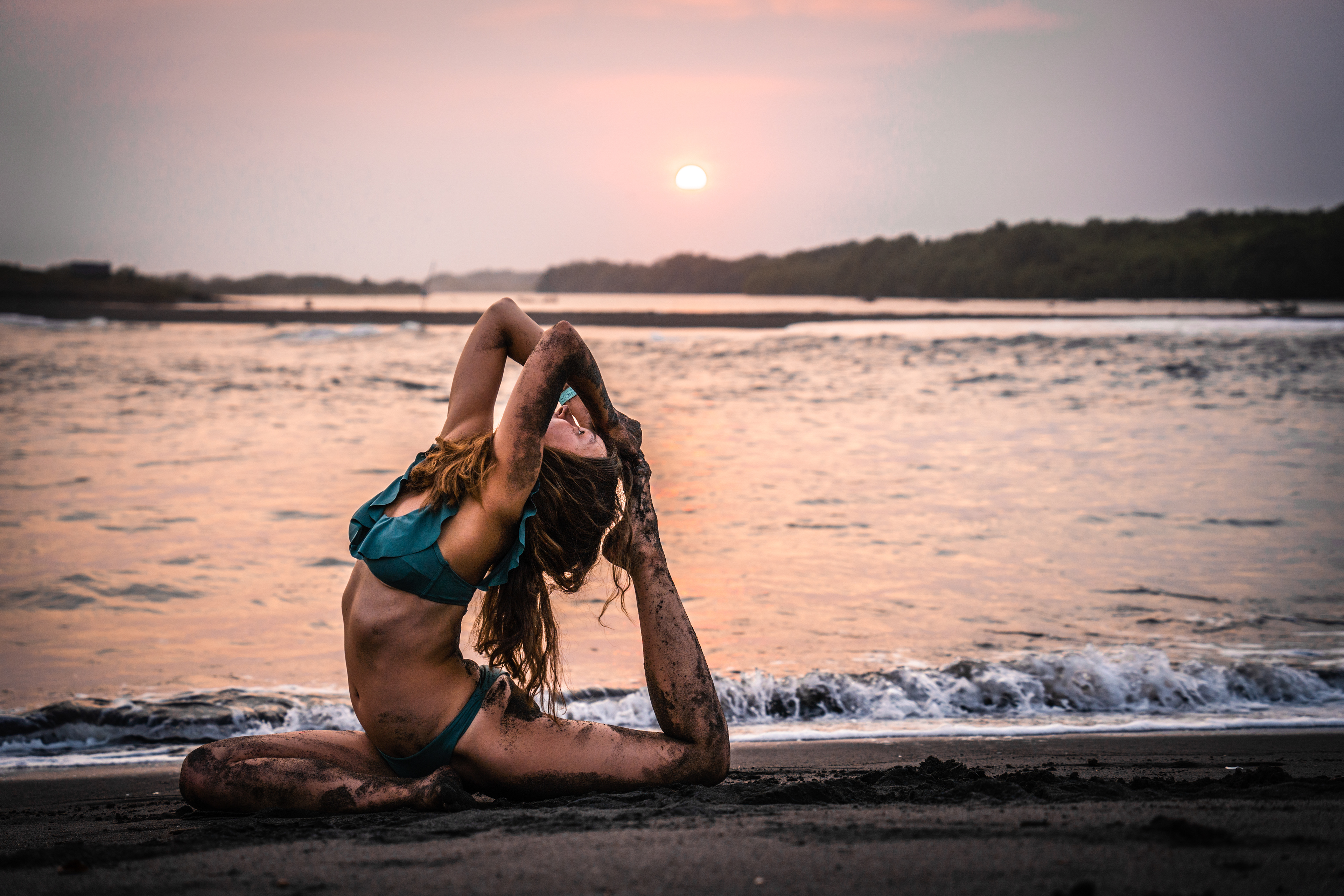 Yoga Photo shoot with Laura, El Paredon, Guatemala
