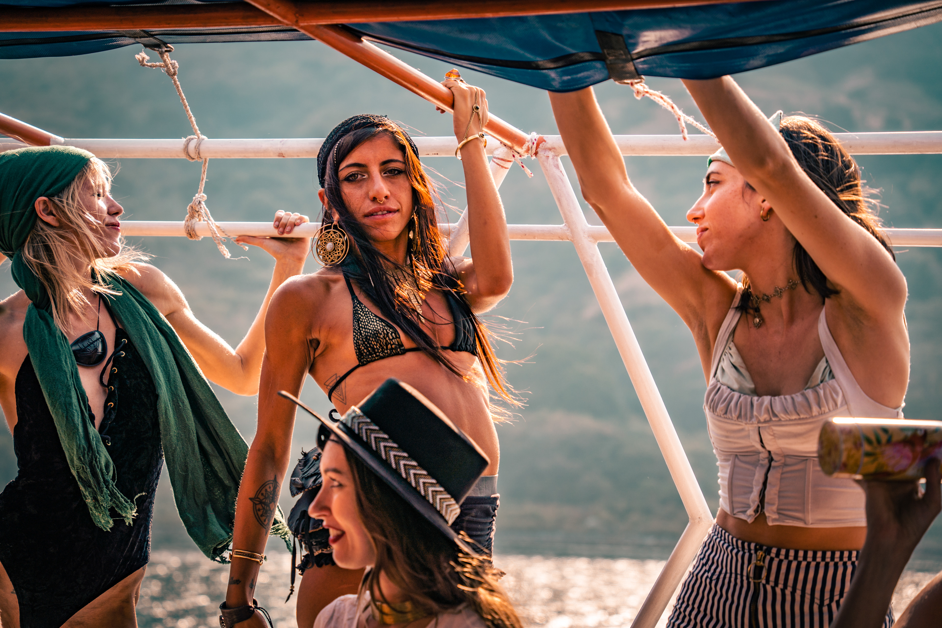 Boat Party, Eagle's Nest, Lake Atitlan, Guatemala