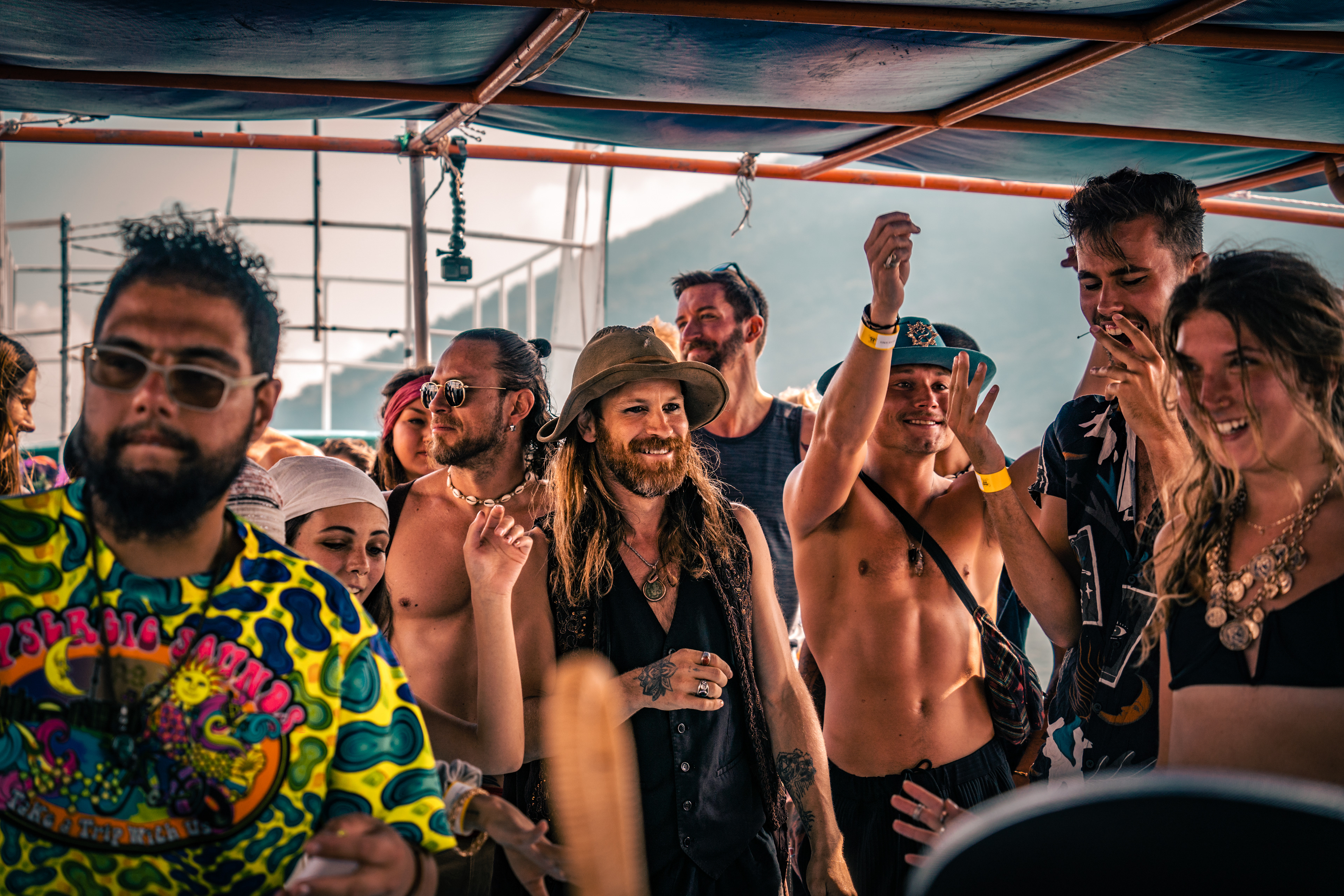Boat Party, Eagle's Nest, Lake Atitlan, Guatemala