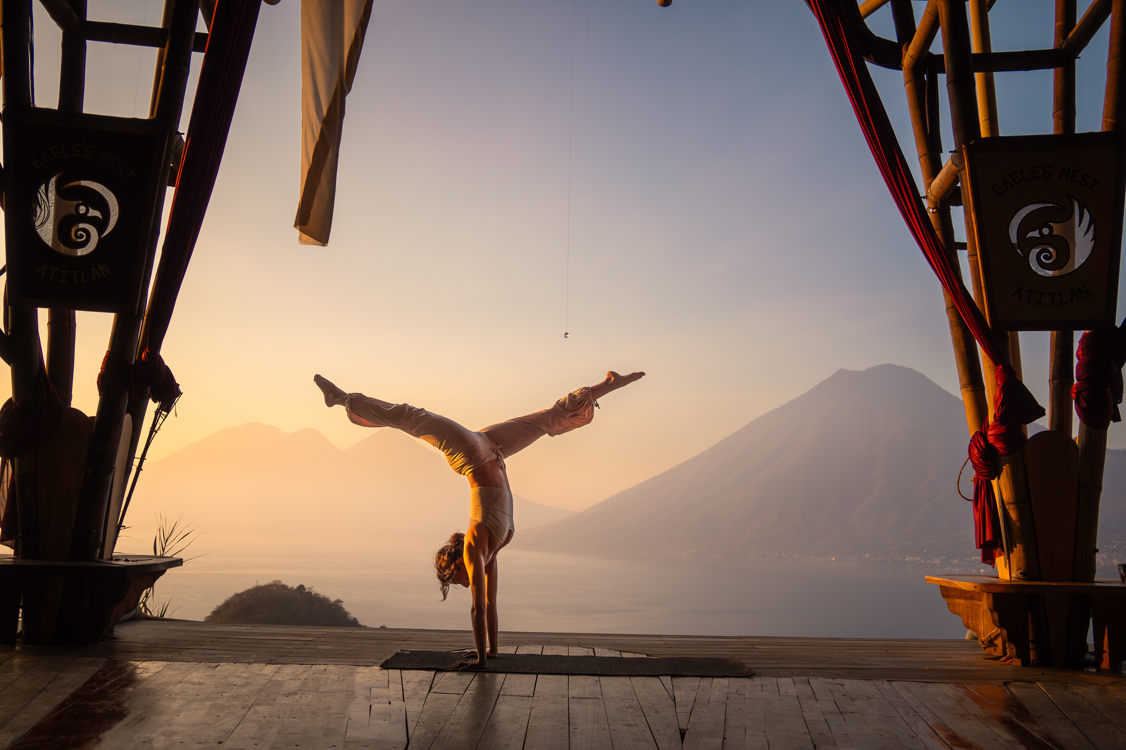 Yoga Photo shot with Ale, Eagles Nest, Guatemala