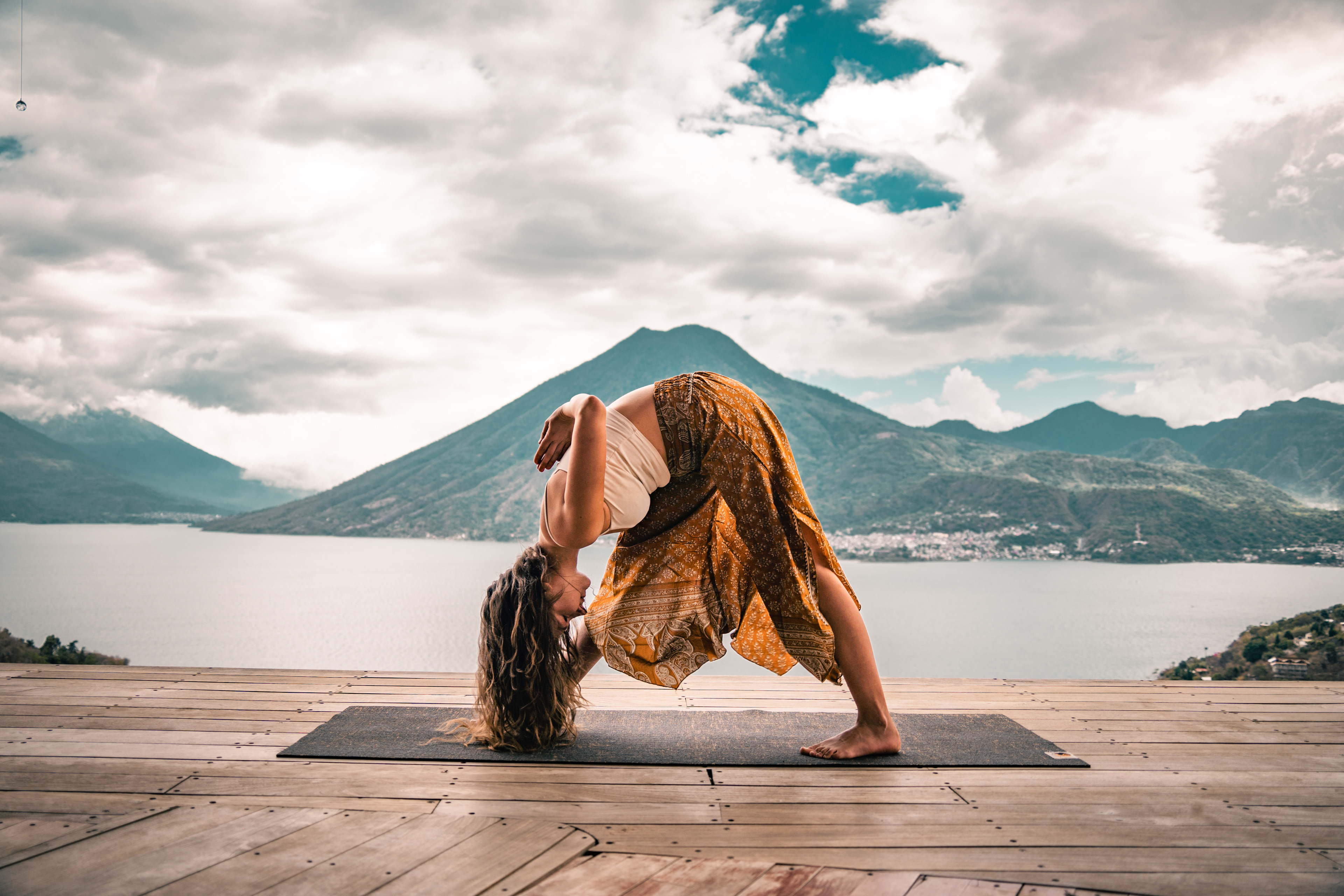 Yoga Photo shoot with Laura , Lake Atitlan, Guatemala
