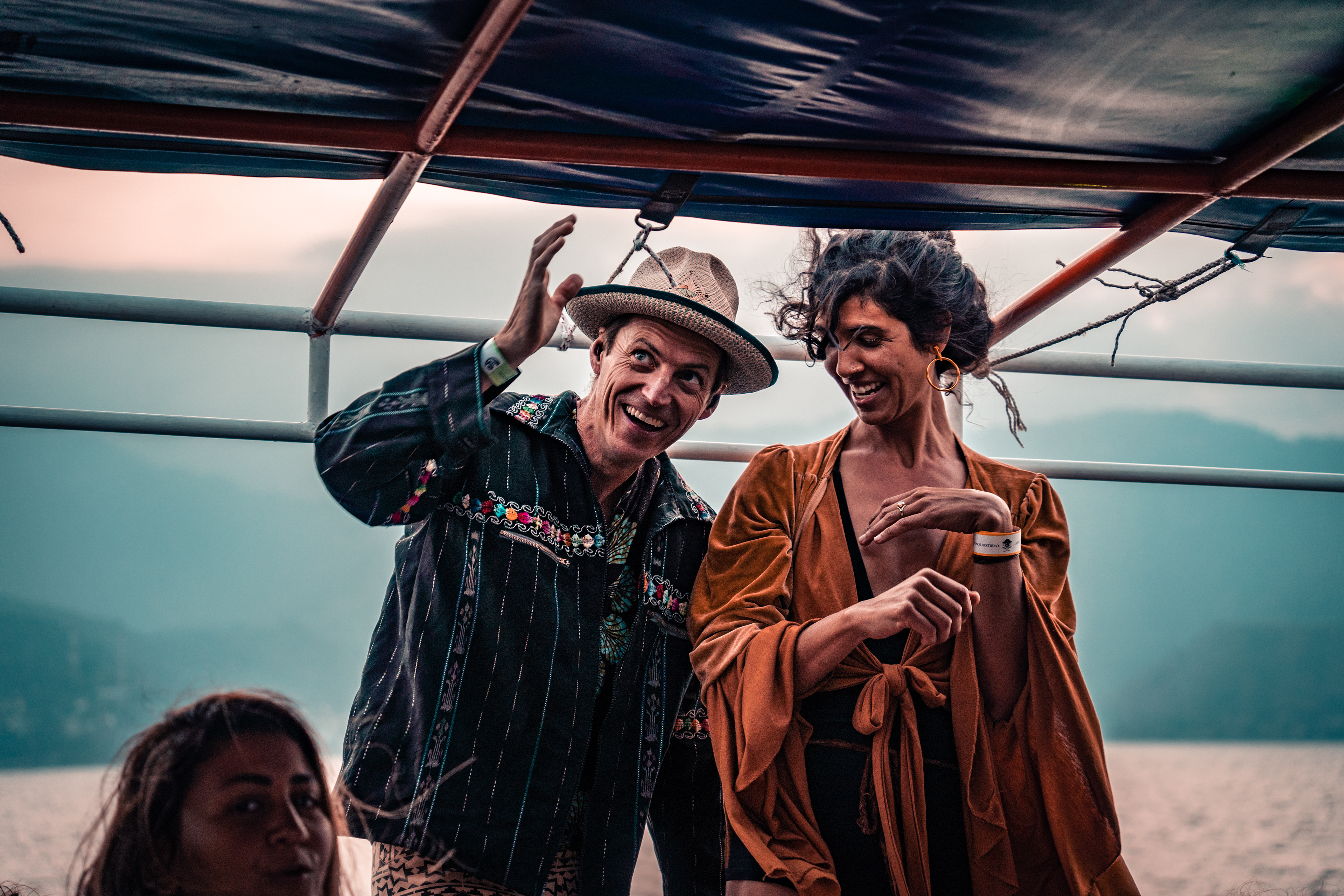Boat Party, Eagle's Nest, Lake Atitlan, Guatemala
