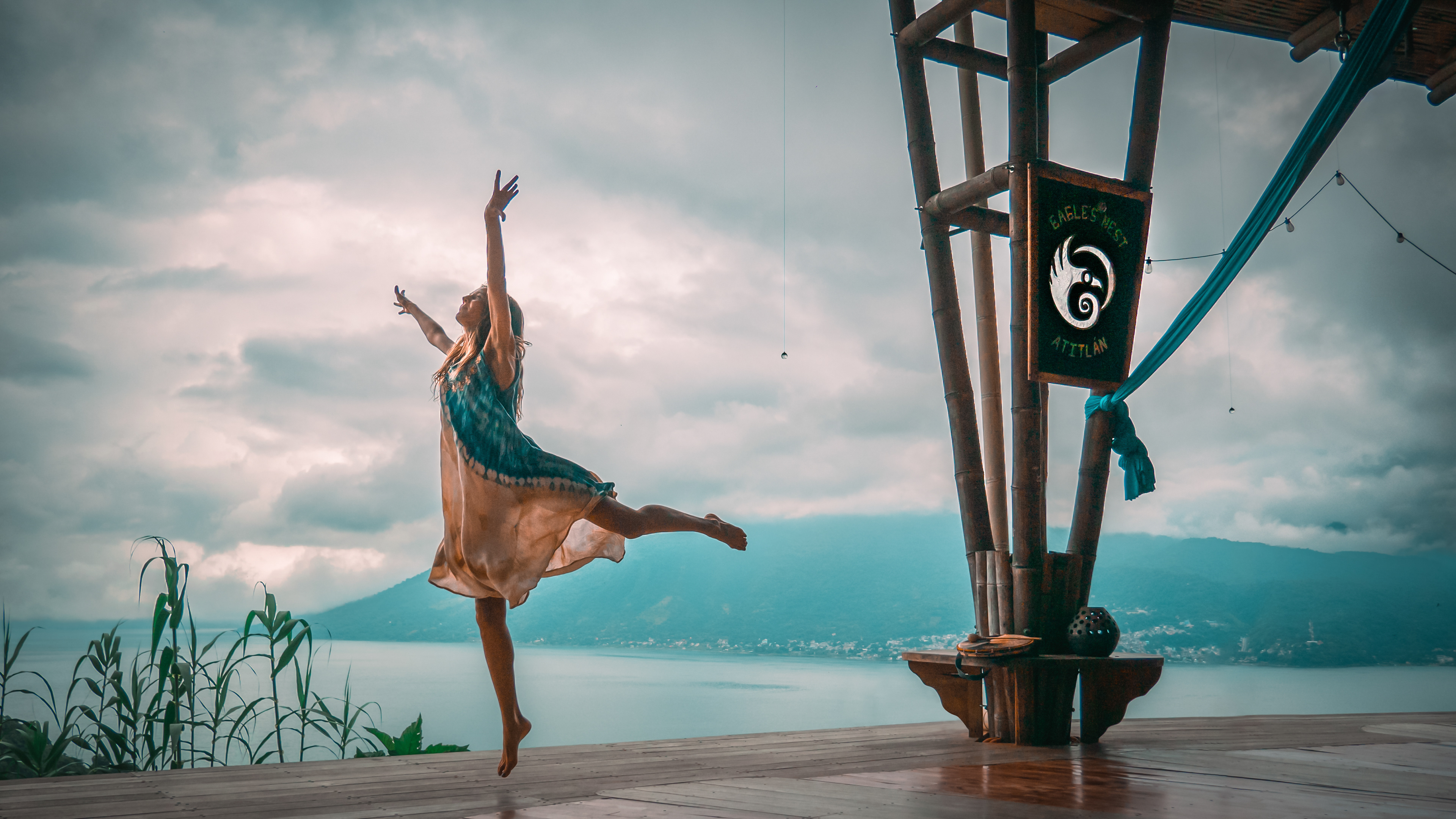 Yoga Photo shoot with Ella, Lake Atitlan, Guatemala