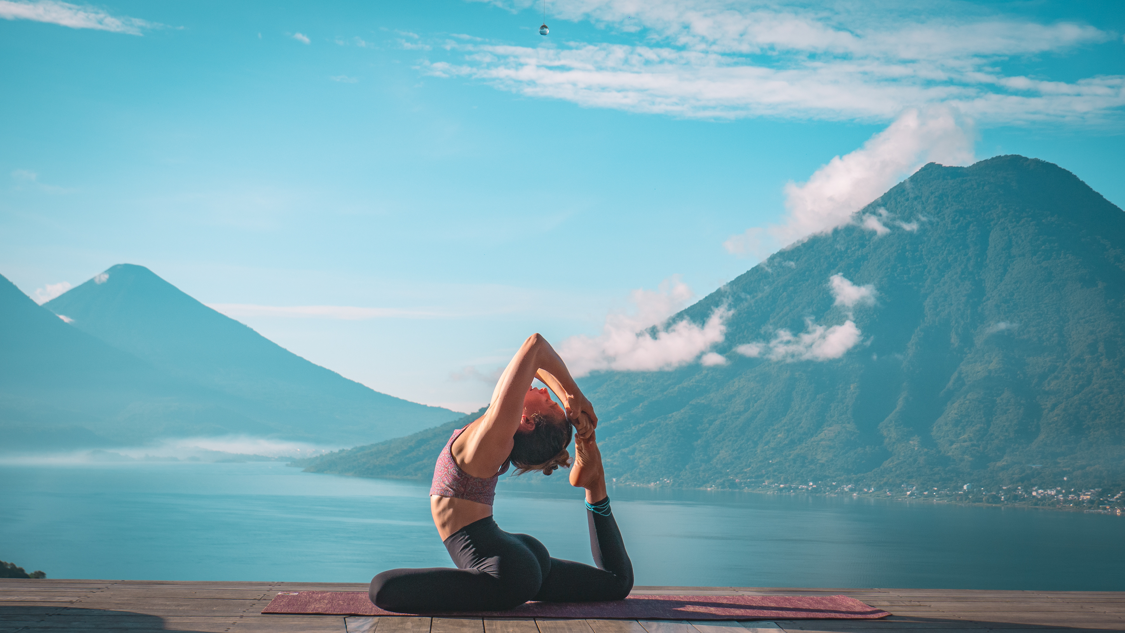 Yoga Photo shoot with Ella, Lake Atitlan, Guatemala