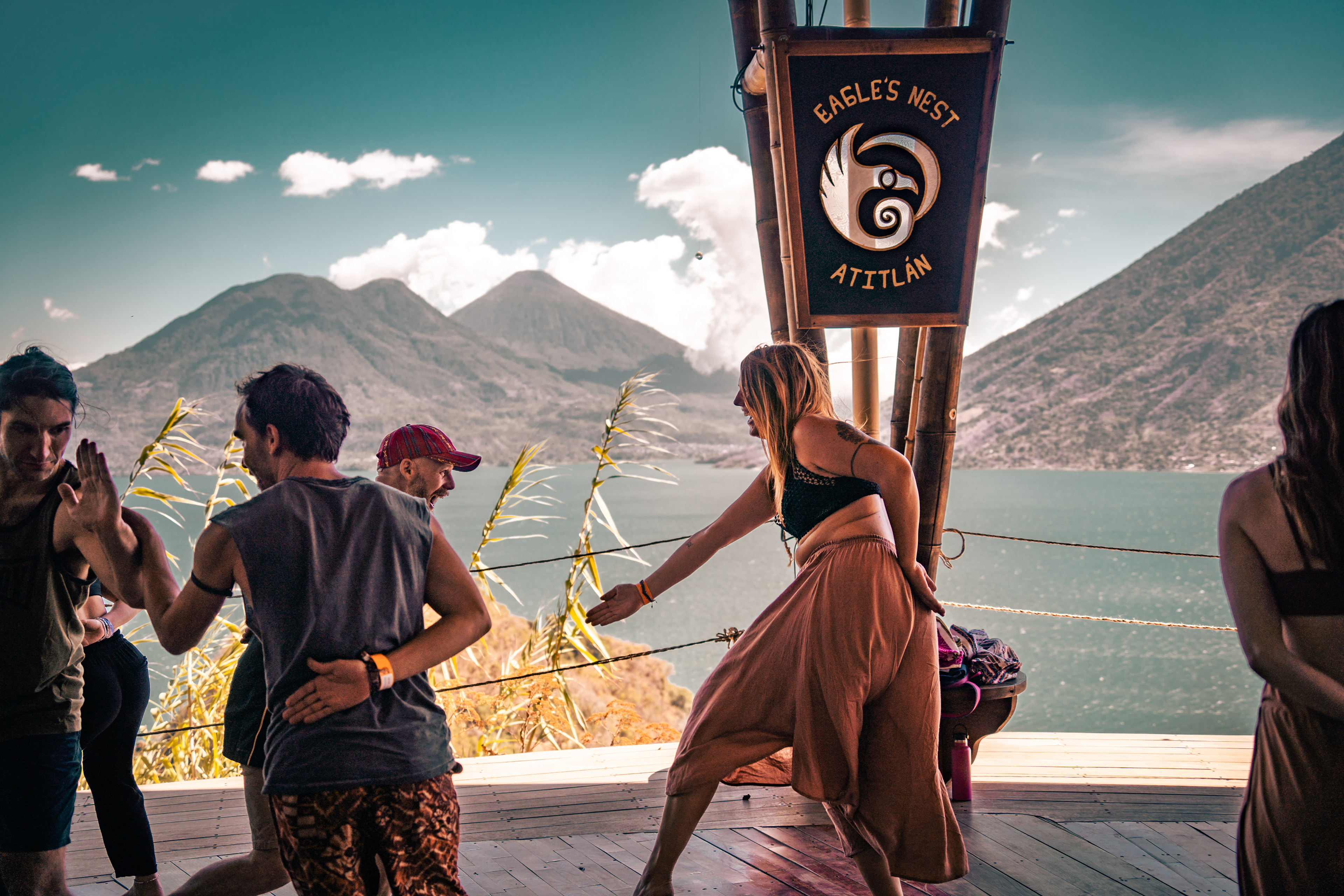 Movment Medicine with Yemnajo & Cacao Ceremony, Eagle's Nest, Lake Atitlan, Guatemala