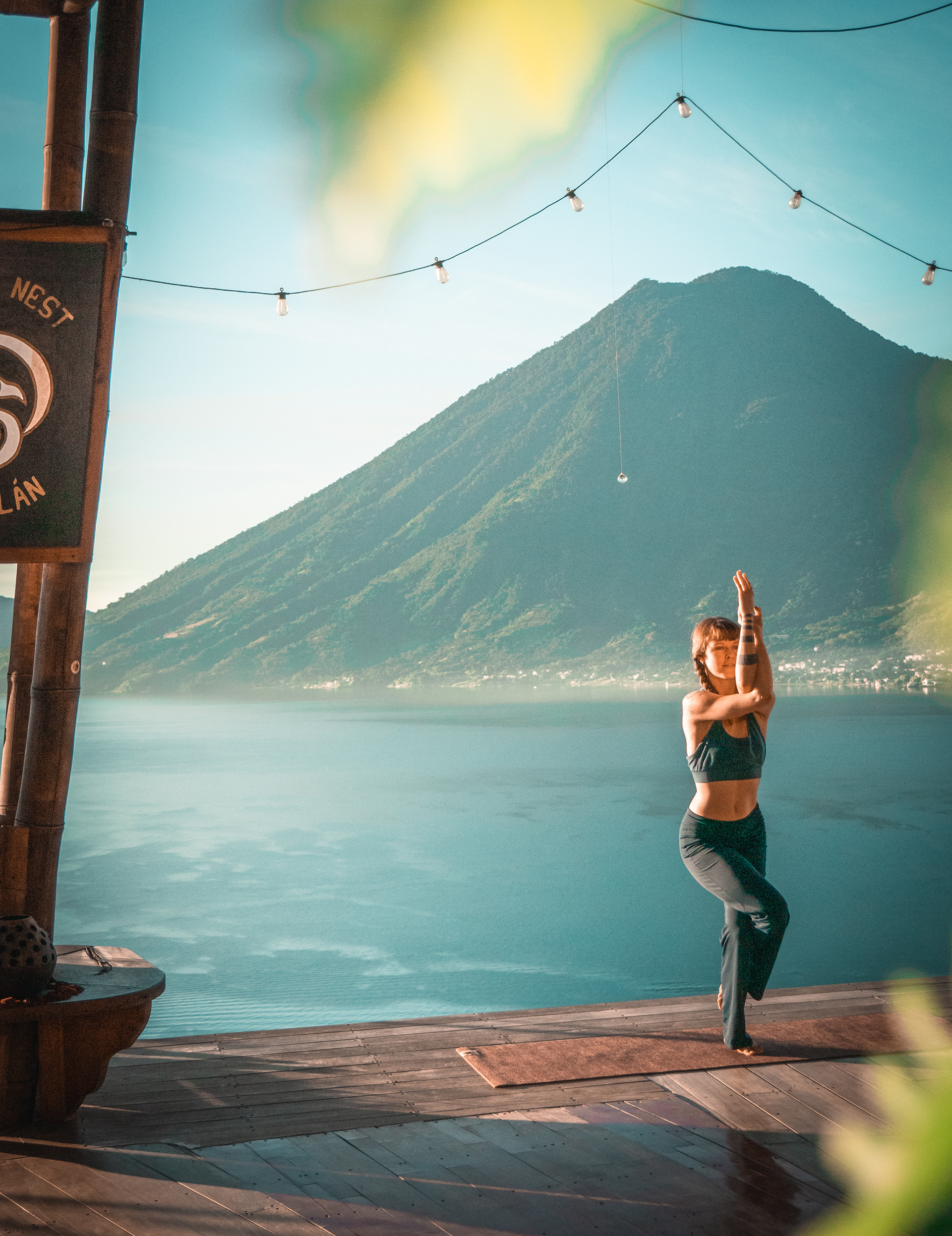 Yoga Photo shoot with Miriam, Lake Atitlan, Guatemala