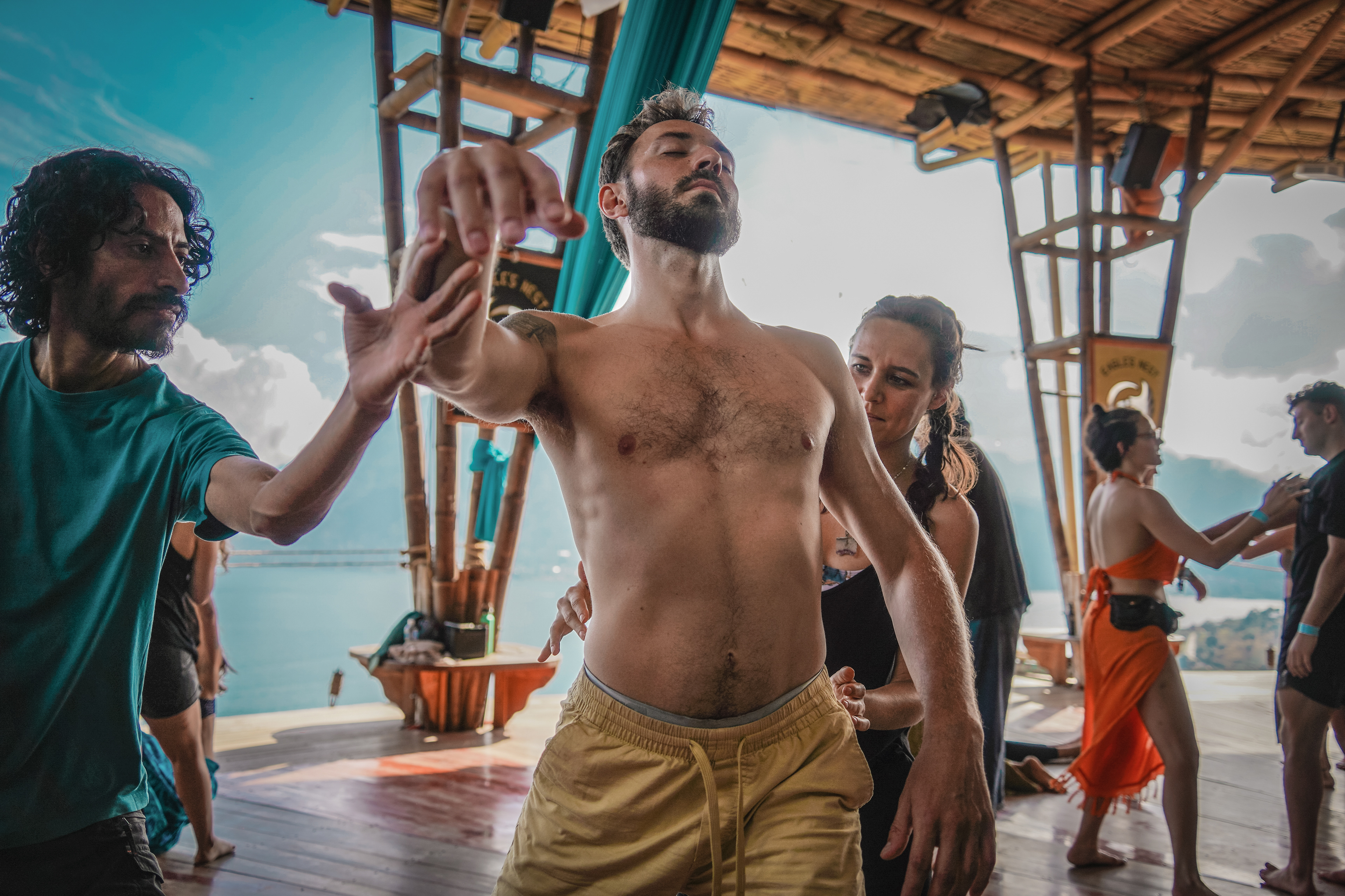 Movment Medicine with Oveous & Cacao Ceremony, Eagle's Nest, Lake Atitlan, Guatemala
