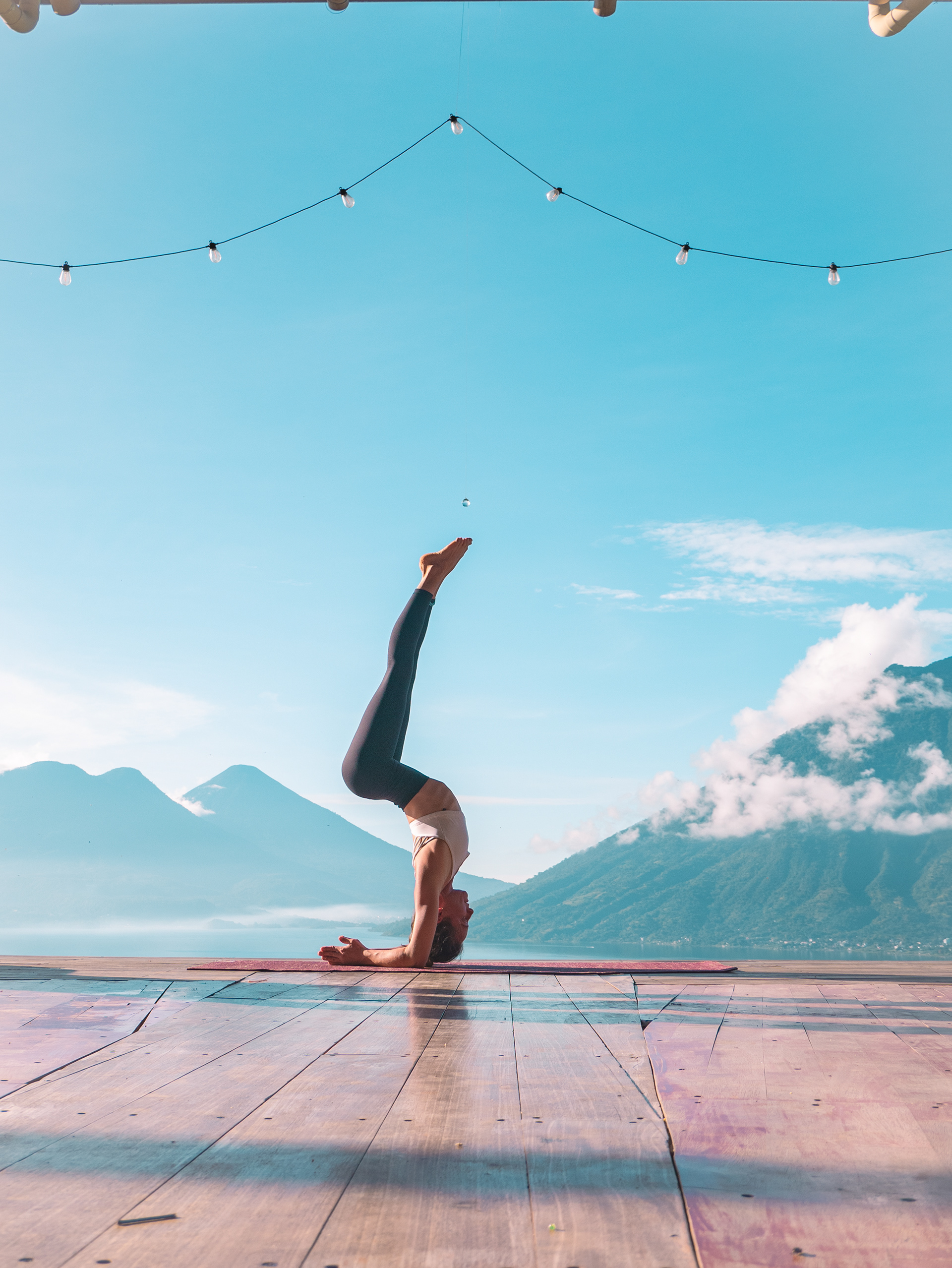 Yoga Photo shoot with Ella, Lake Atitlan, Guatemala