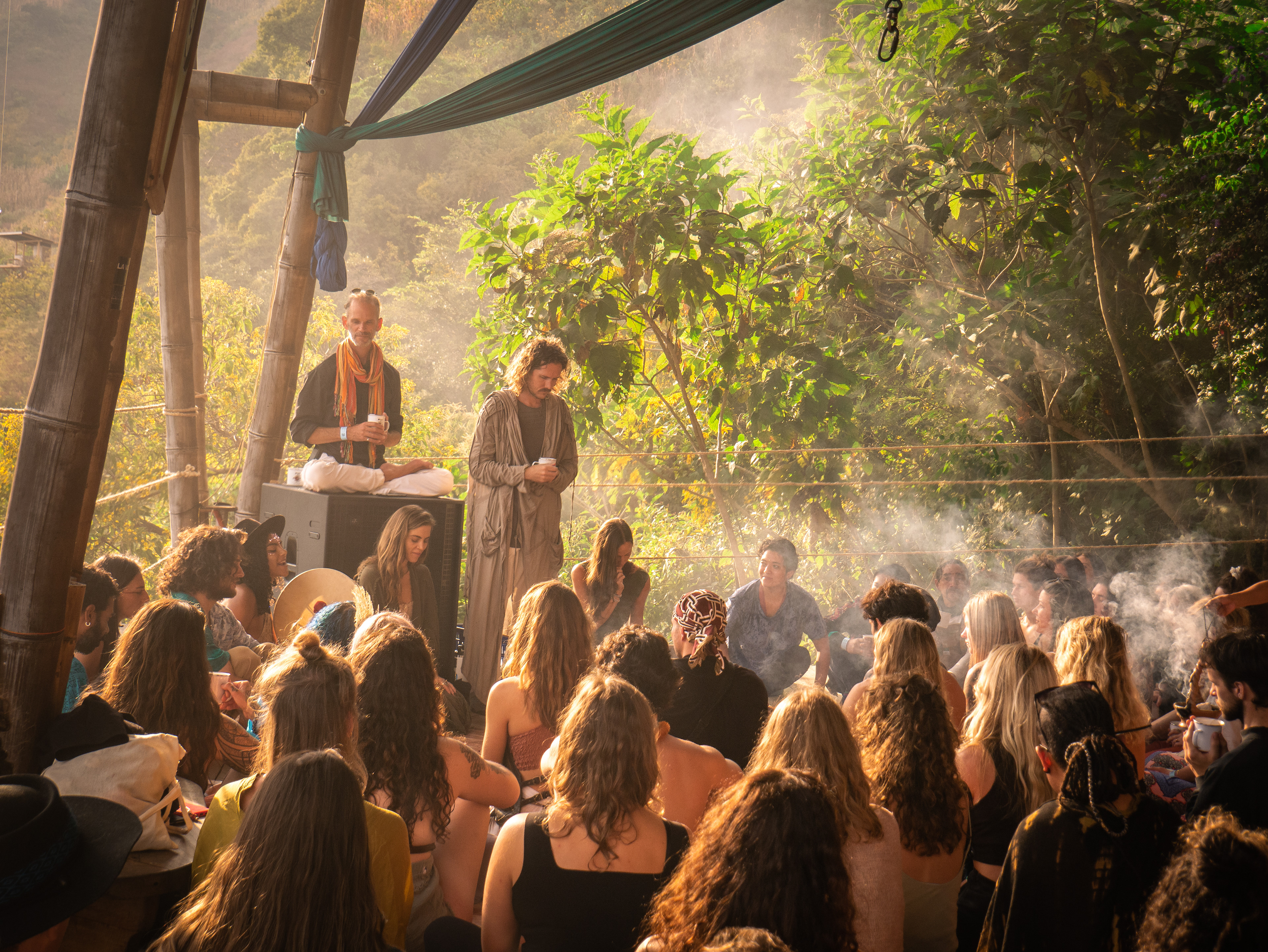 Mose Cacao Ceremony, Eagles Nest, Lake Atitlan, Guatemala
