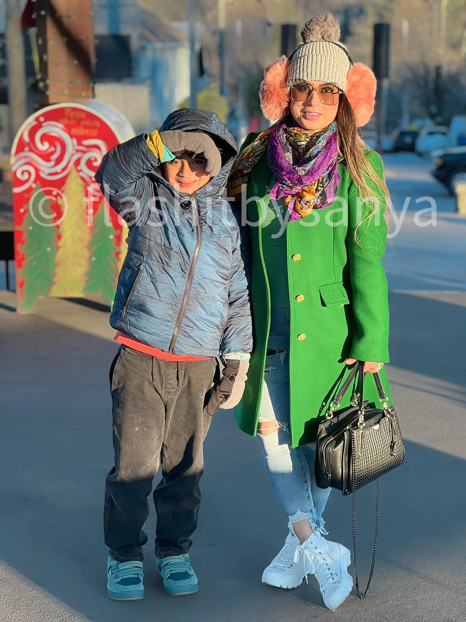Mom-Son duo...