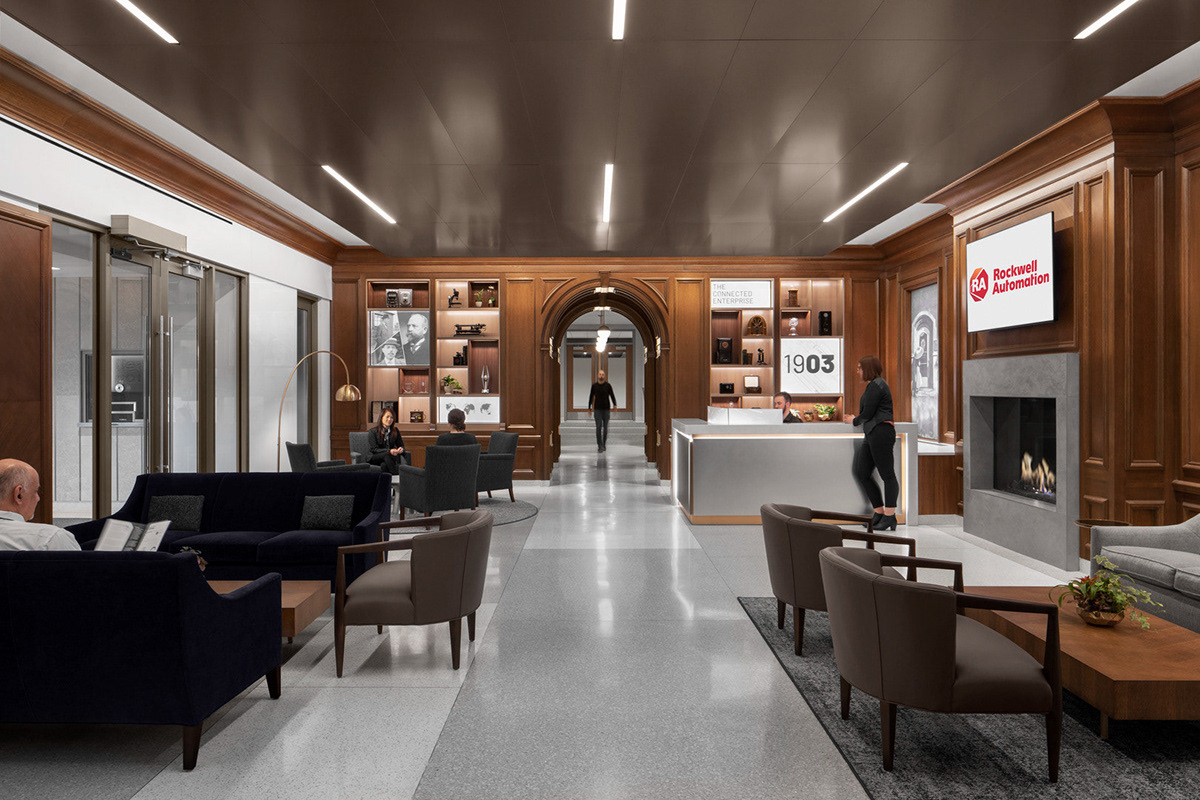 Lobby & Reception Desk