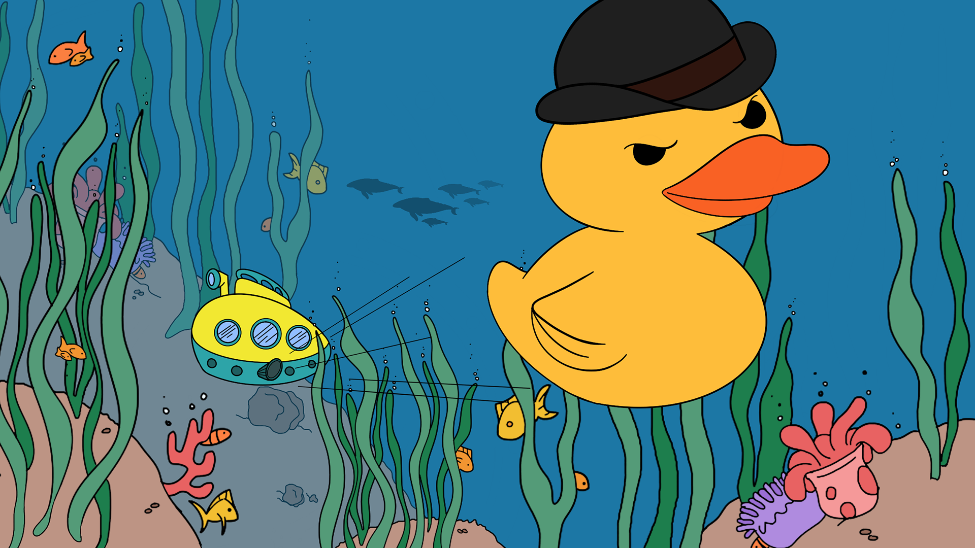 Firing the Rubber Ducky torpedo