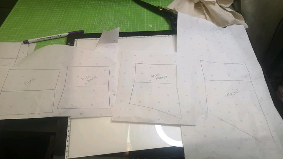 New and improved Paper Pattern Pieces