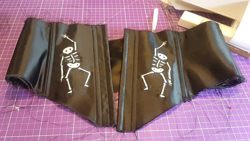 Final Garment: Taking out the tacking stitches