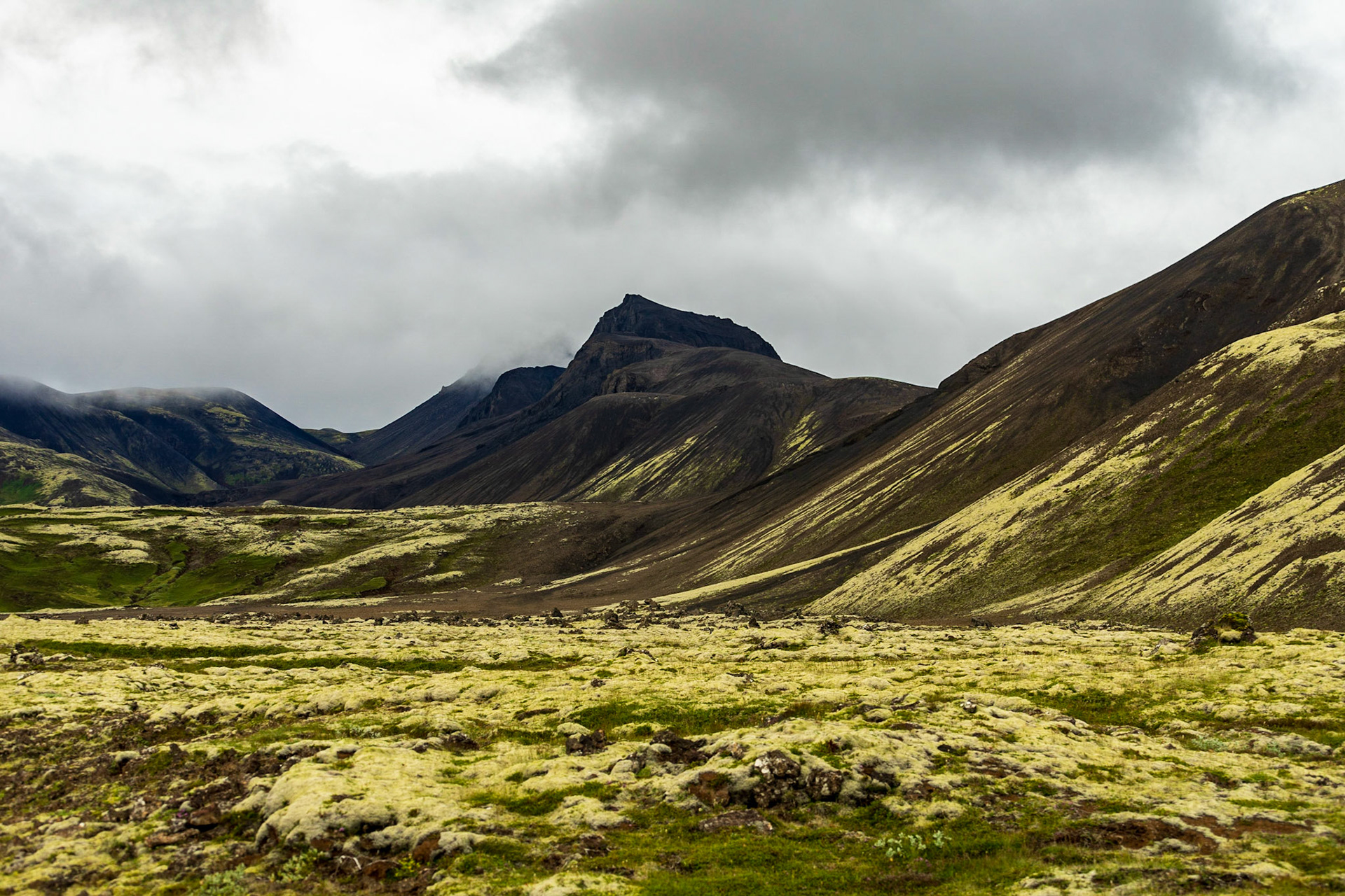 Lava mountain in Iceland