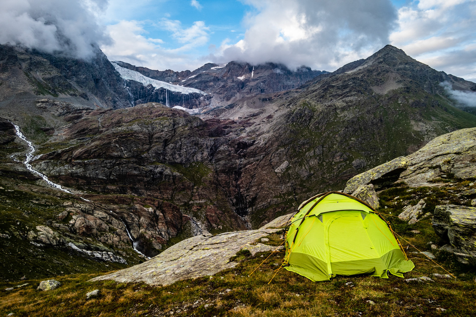 Taken in front of the Fellaria glacier, in Valmalenco, Italy