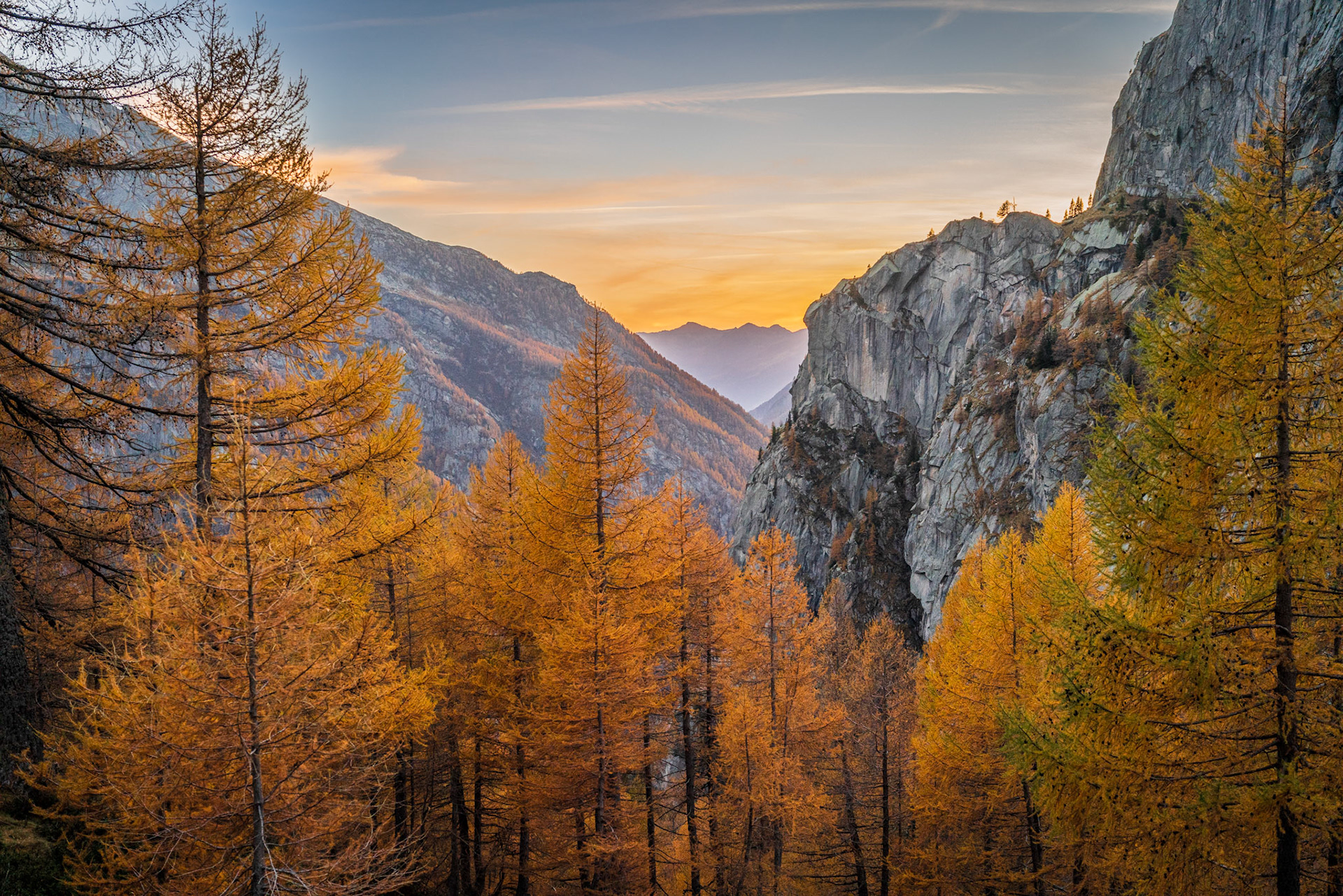 A stunning view of Val di Mello