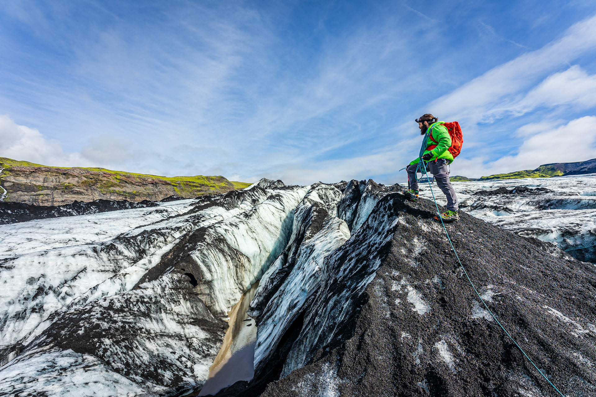 Exploring the Glaciers in Iceland