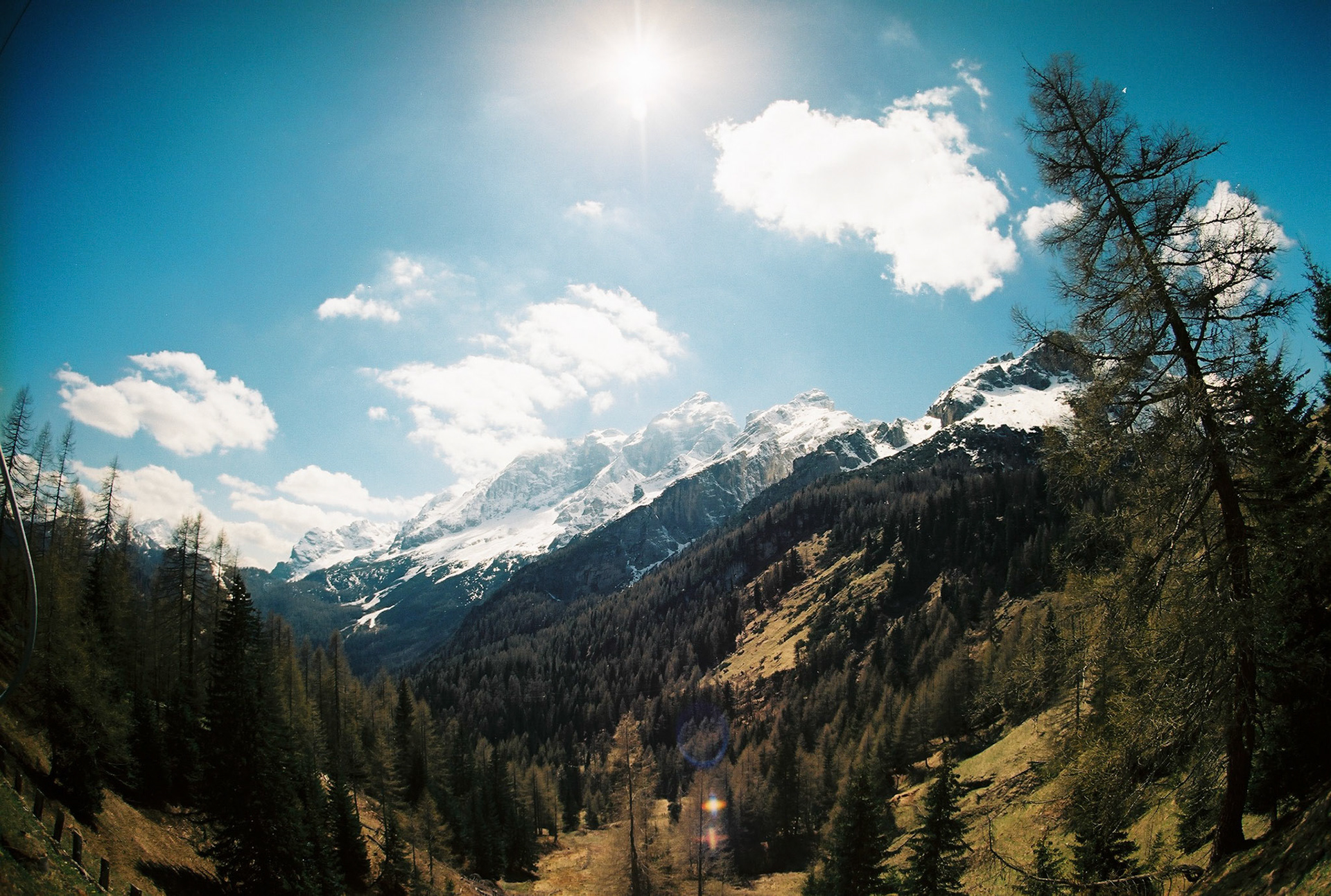 A wideangle view of Monte Civetta - Dolomites