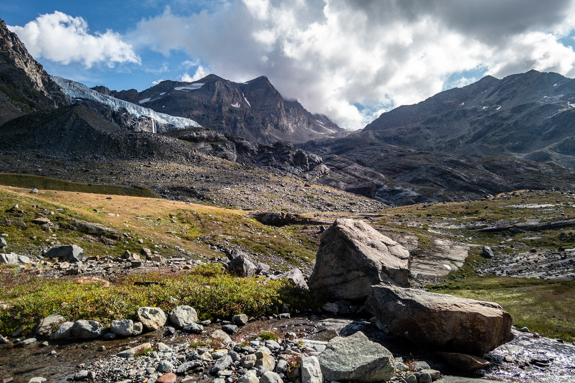 Taken in front of the Fellaria glacier, in Valmalenco, Italy