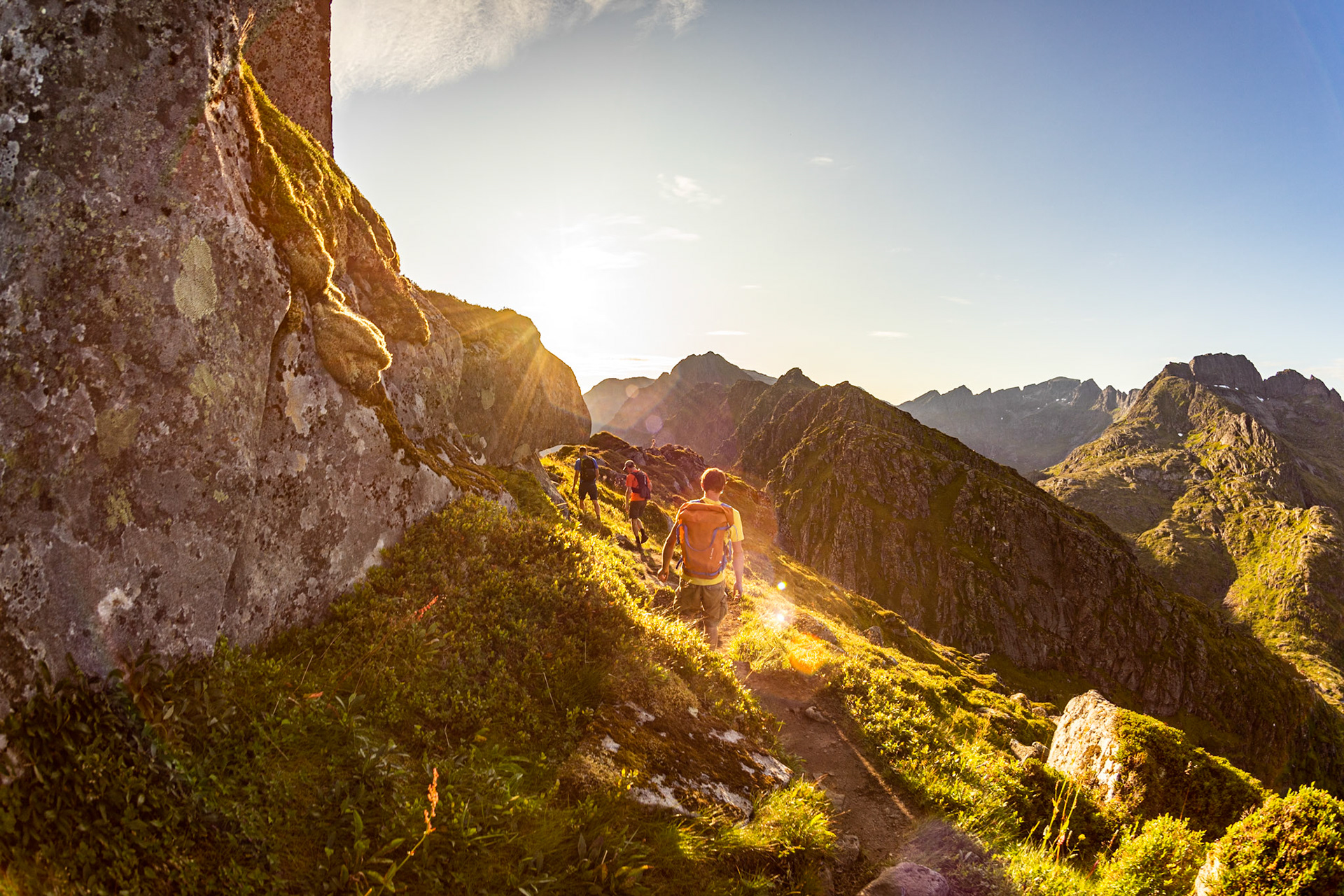 Taken during a hike on a mountain in the Lofoten Islands