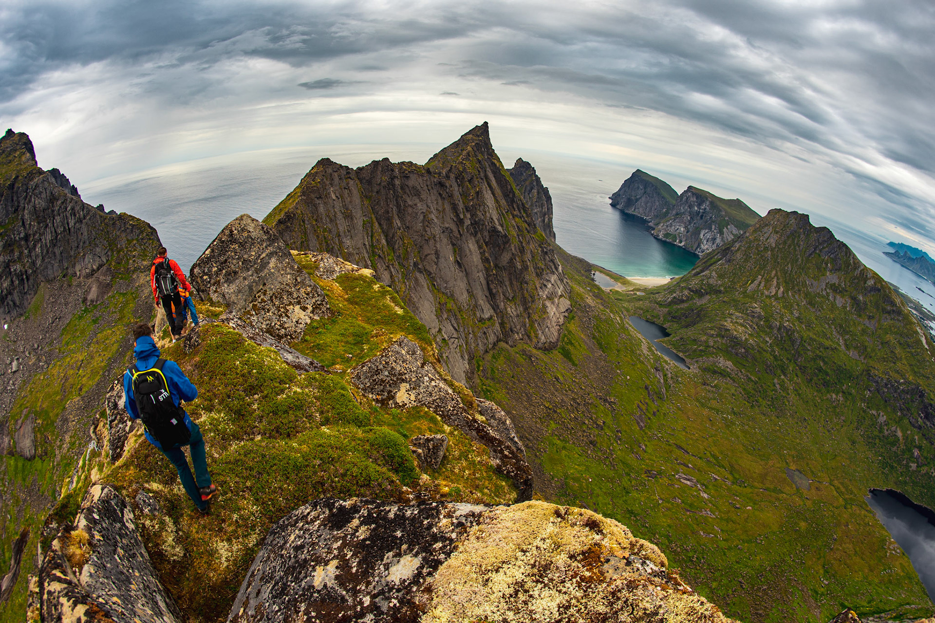 Taken from the top of Kitinden, Lofoten Islands