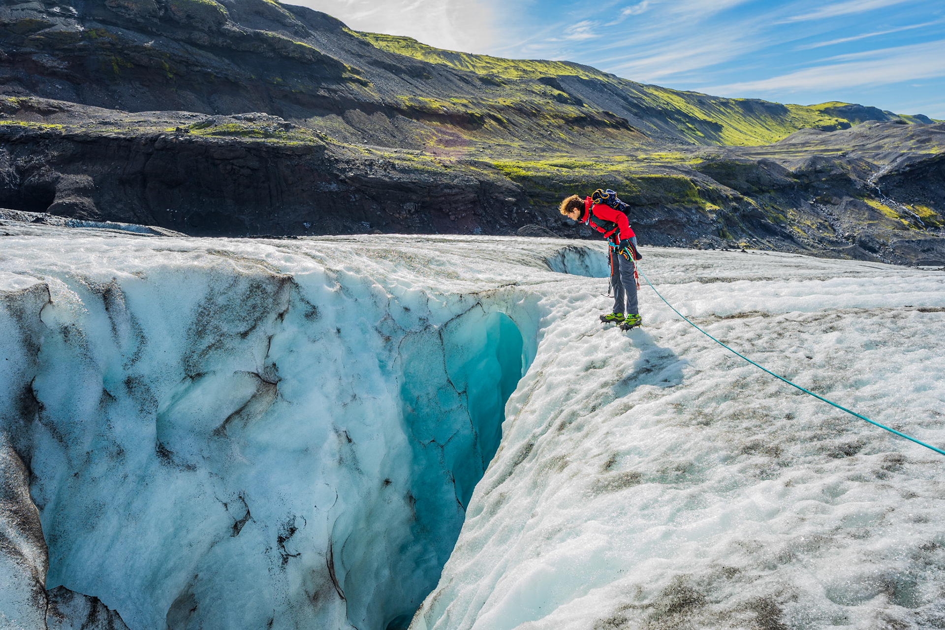 Exploring the Glaciers in Iceland