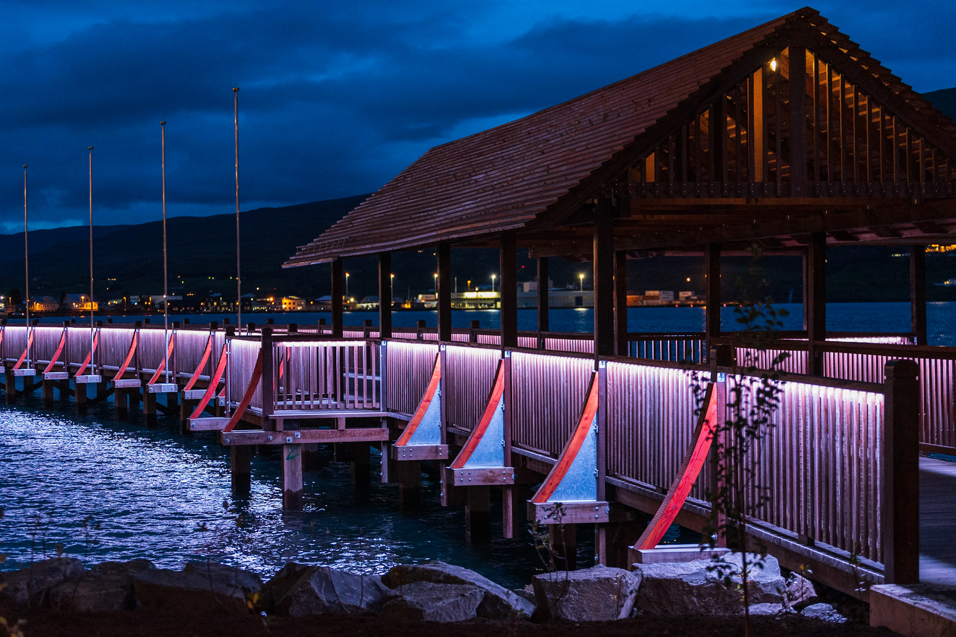 Along the quay at Akureyri