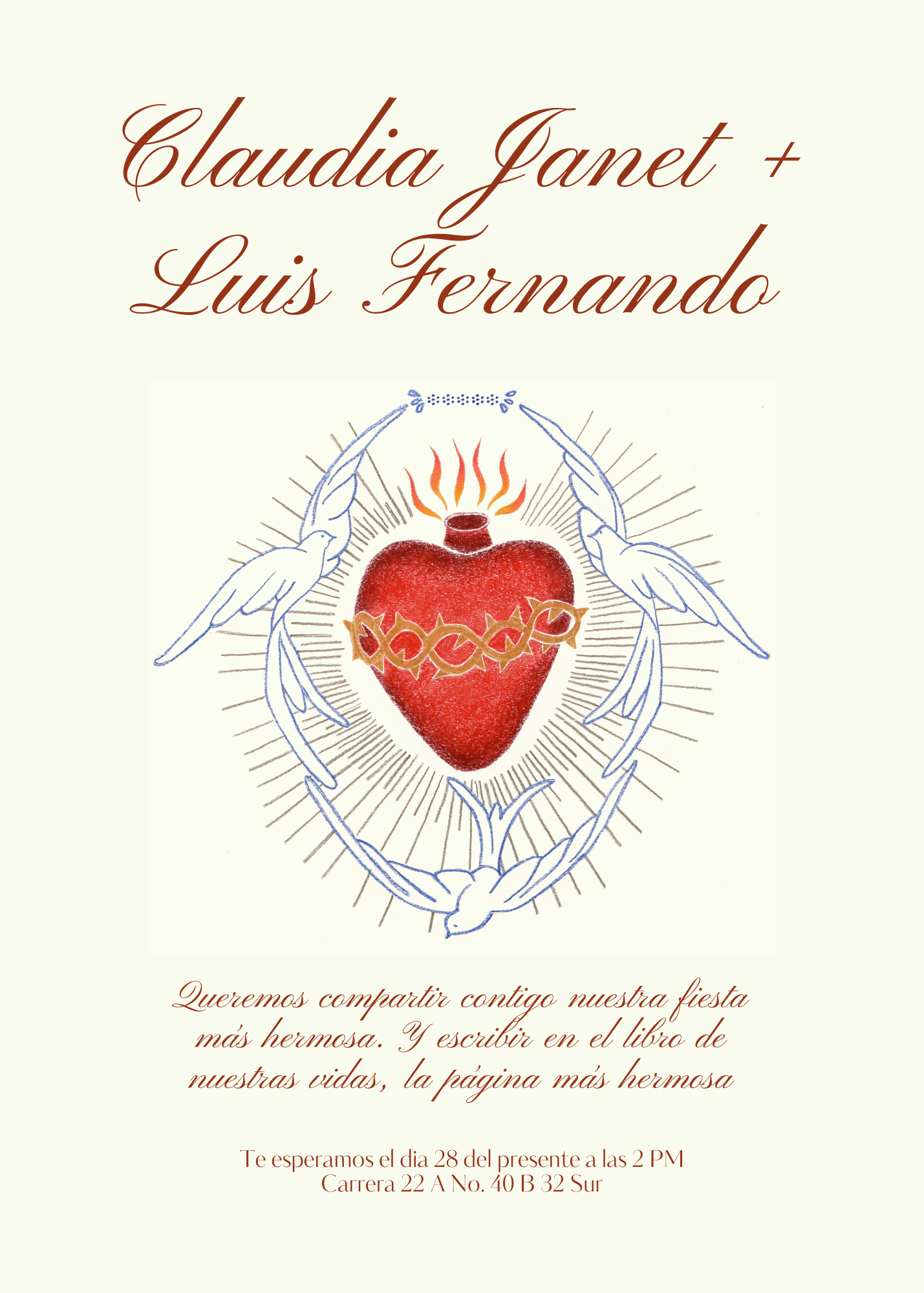 My Parent's Wedding Invite