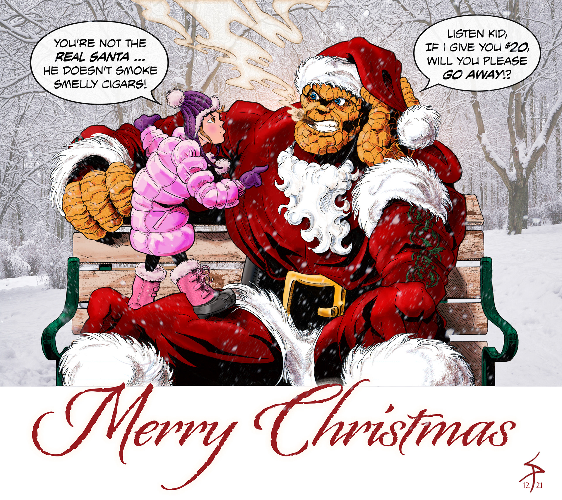 My annual Christmas Card, 2021
