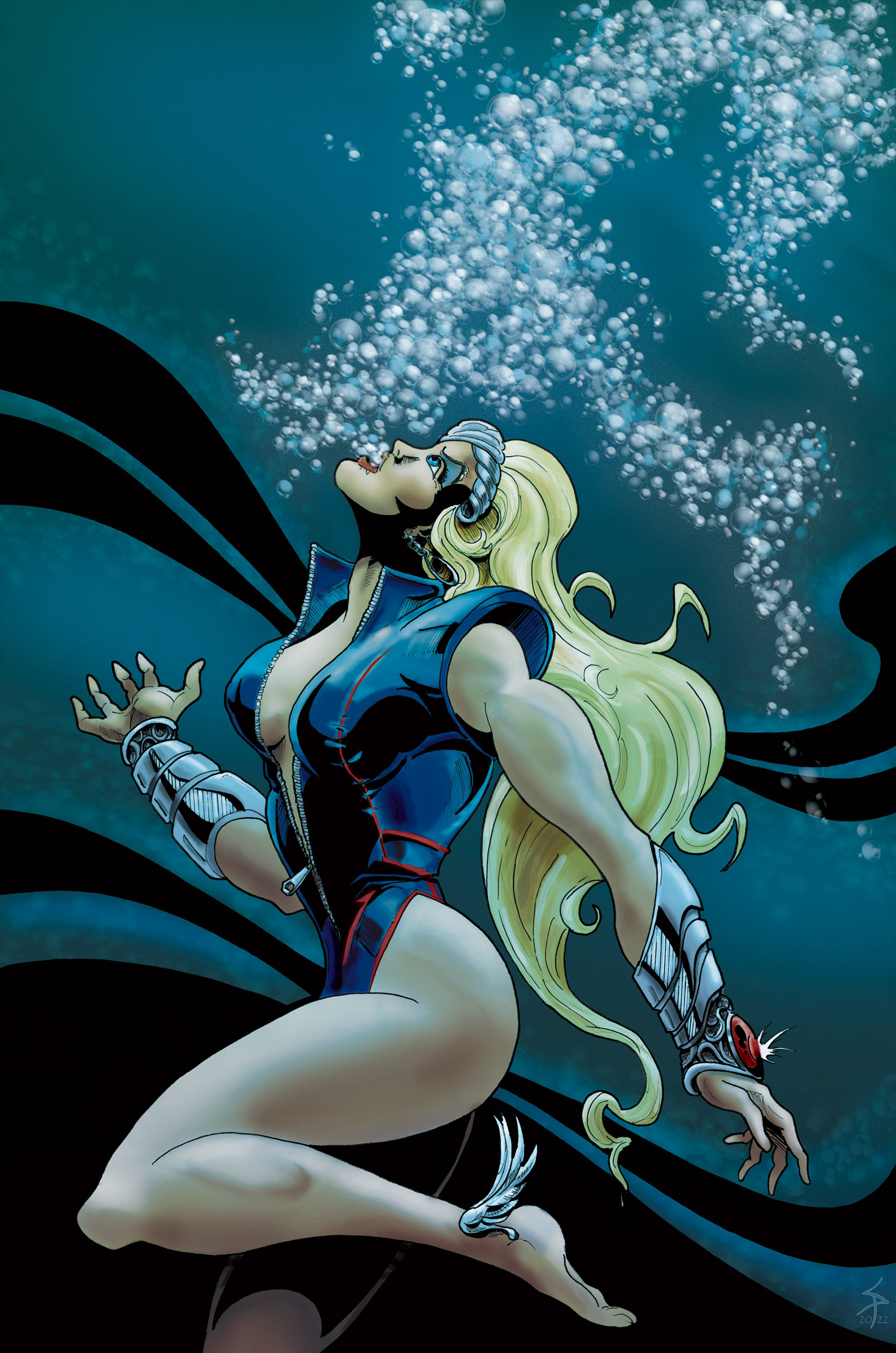 Namora, a classic Golden-Age heroine.